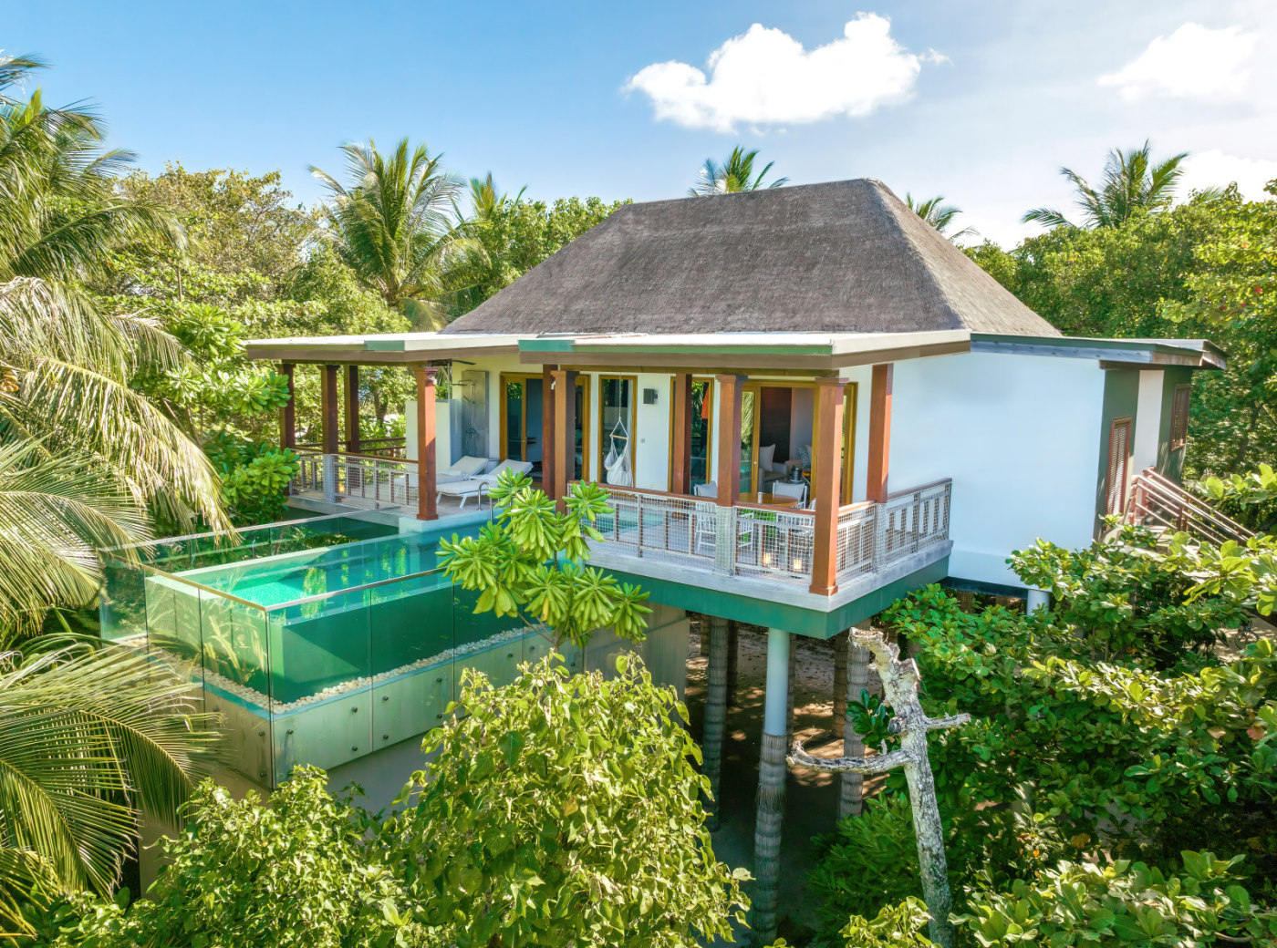 Treetop Pool Villa på Amilla Maldives Resort, Maldiverne