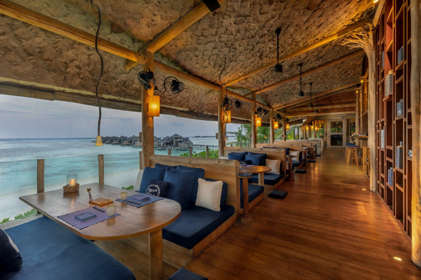 Den japanske restaurant By The Sea på Gili Lankanfushi, Maldiverne