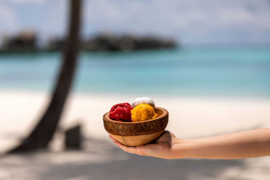 Is fra Fini Foni isbar på Gili Lankanfushi, Maldiverne