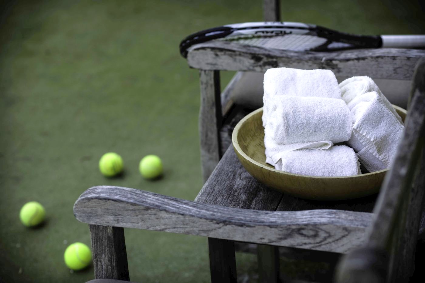 Tennisbane på Gili Lankanfushi, Maldiverne