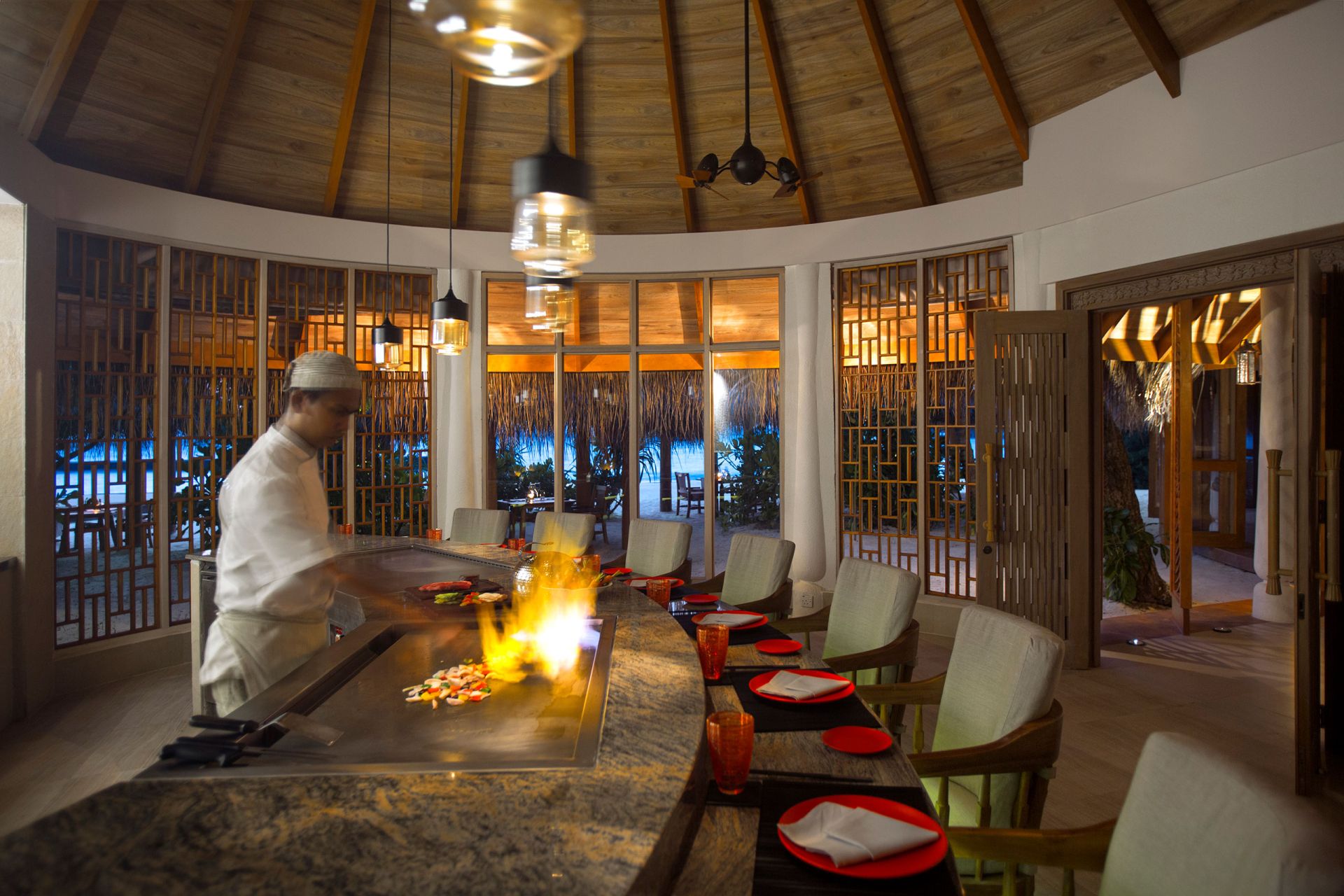 The Shoreline Grill på Milaidhoo Maldives, Maldiverne