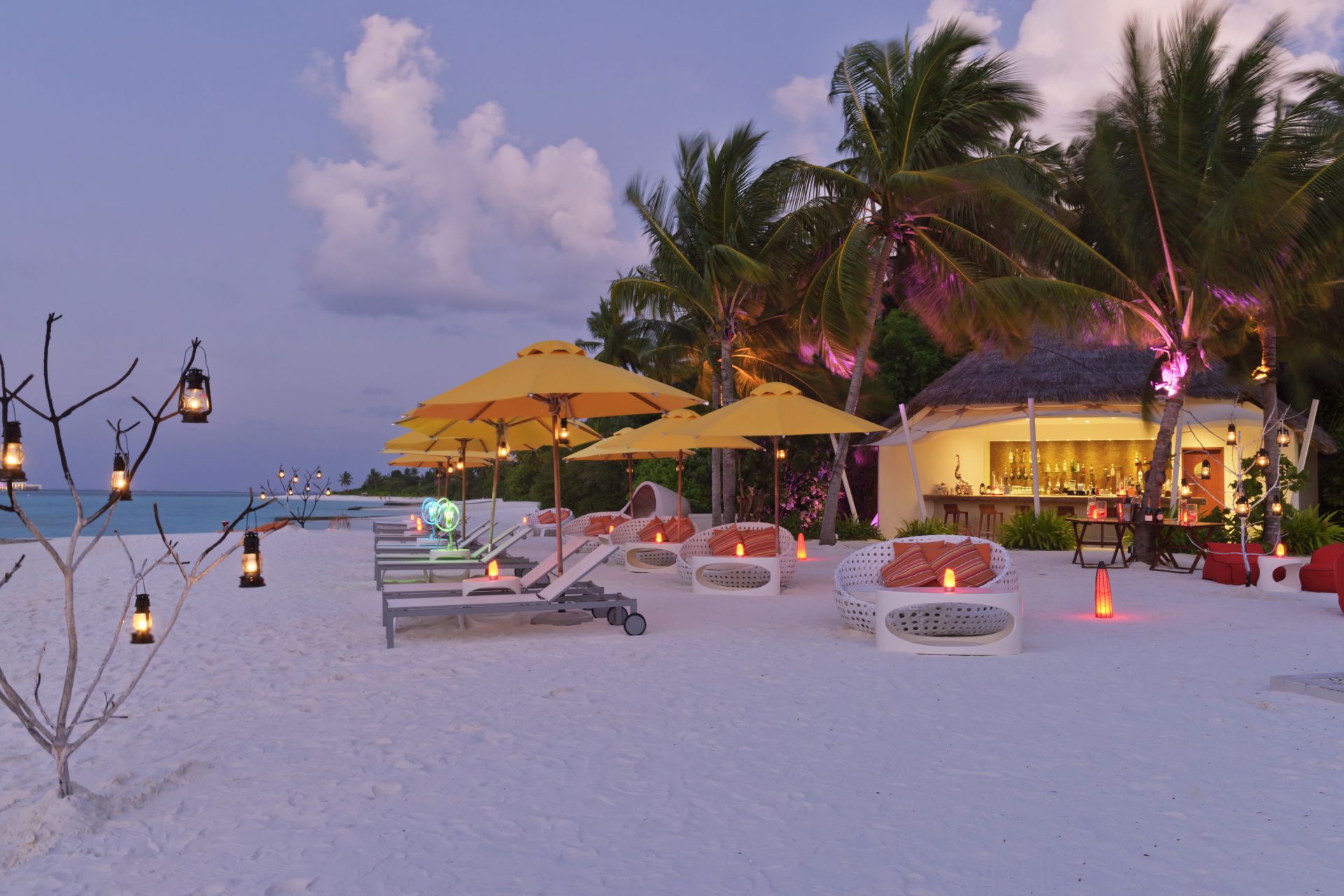 Dune Beach Bar på Niyama Private Islands Maldives, Maldiverne