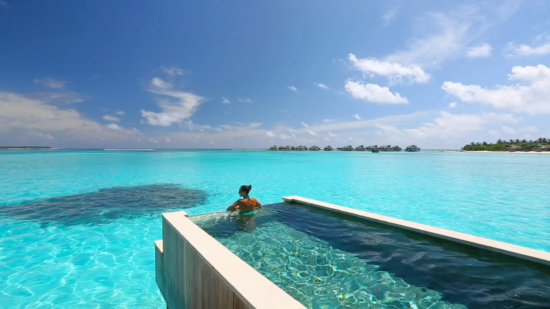 Water Villa med pool på Six Senses Laamu, Maldiverne