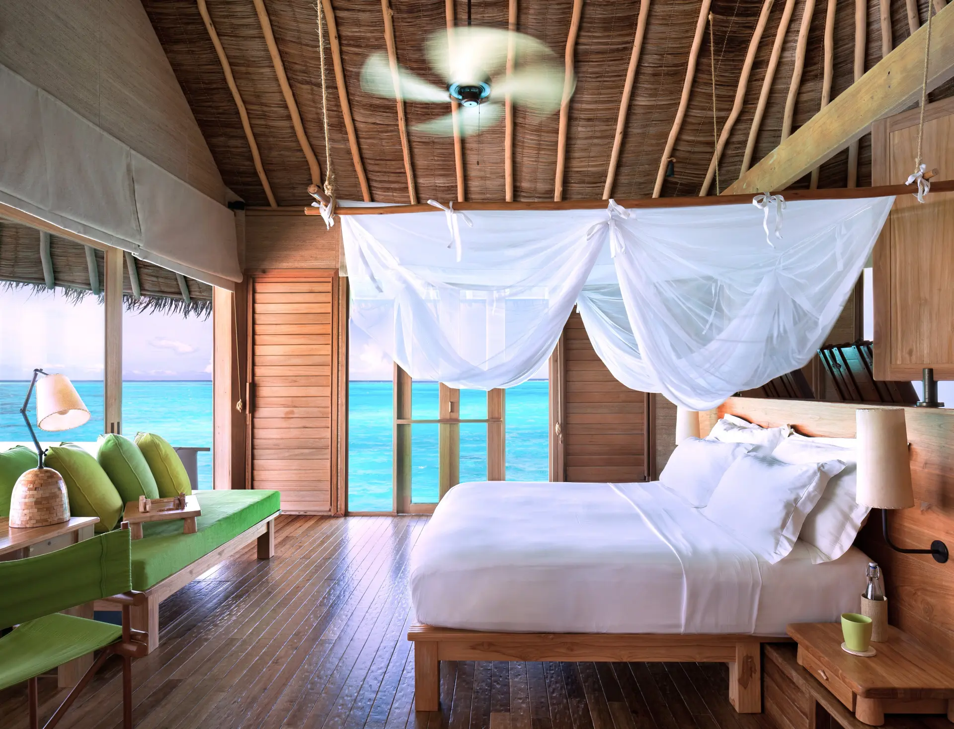 Water Villa på Six Senses Laamu, Maldiverne
