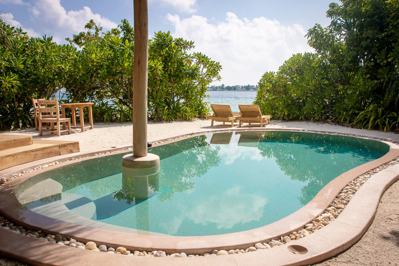 Family Villa Suite med pool på Soneva Fushi, Maldiverne