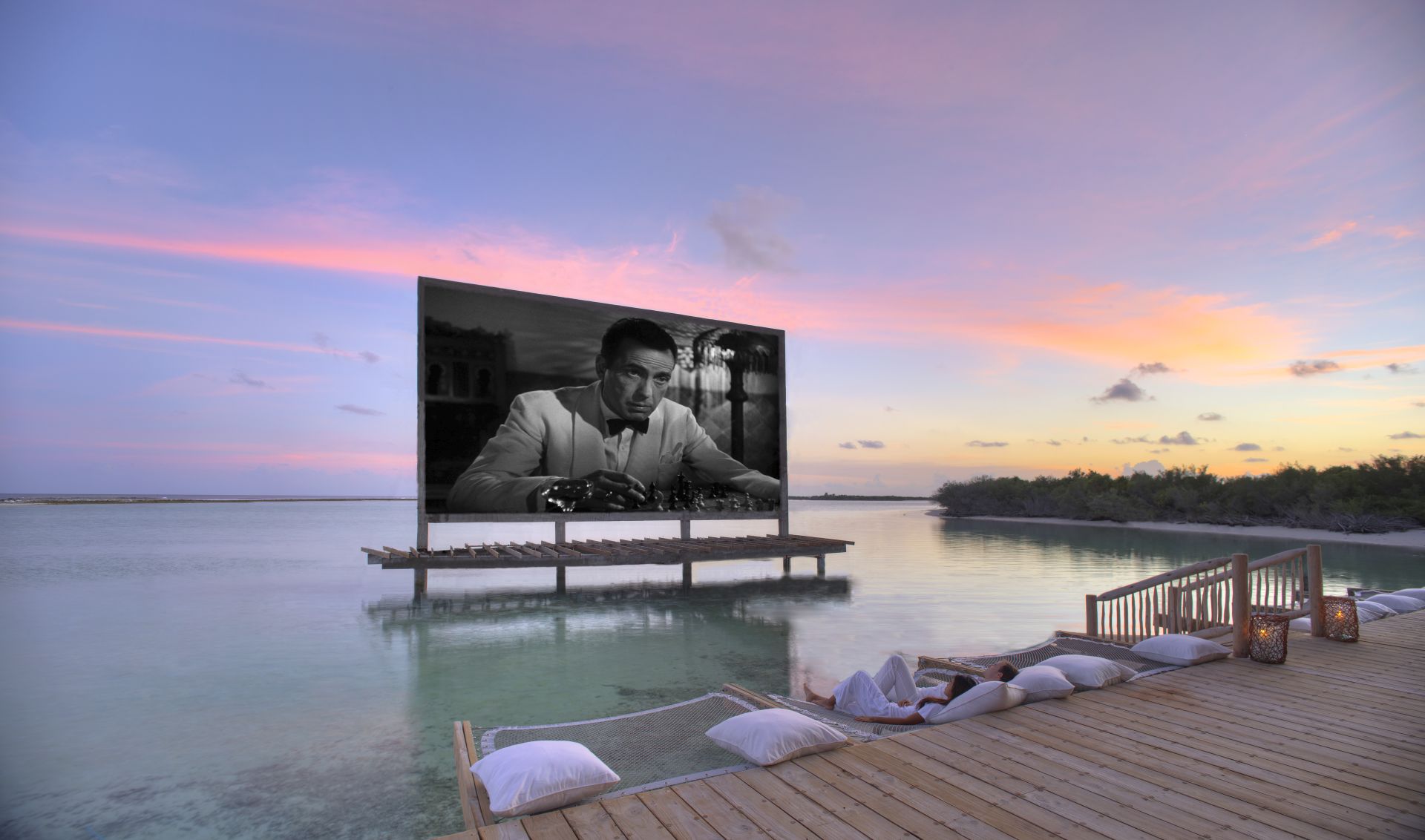 Cinema Paradiso på Soneva Jani, Maldiverne
