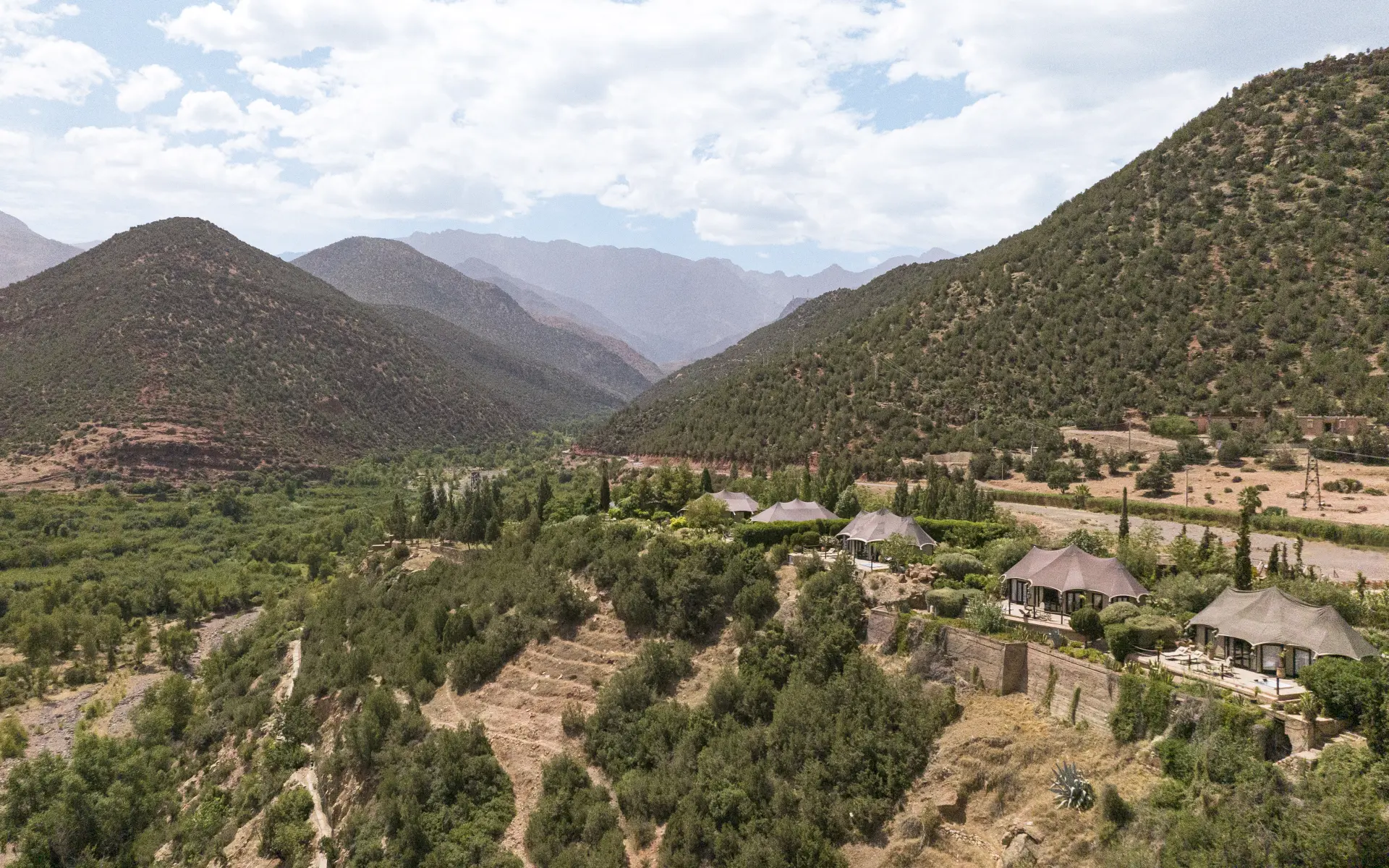 Berbereteltene på Kasbah Tamadot, Marokko