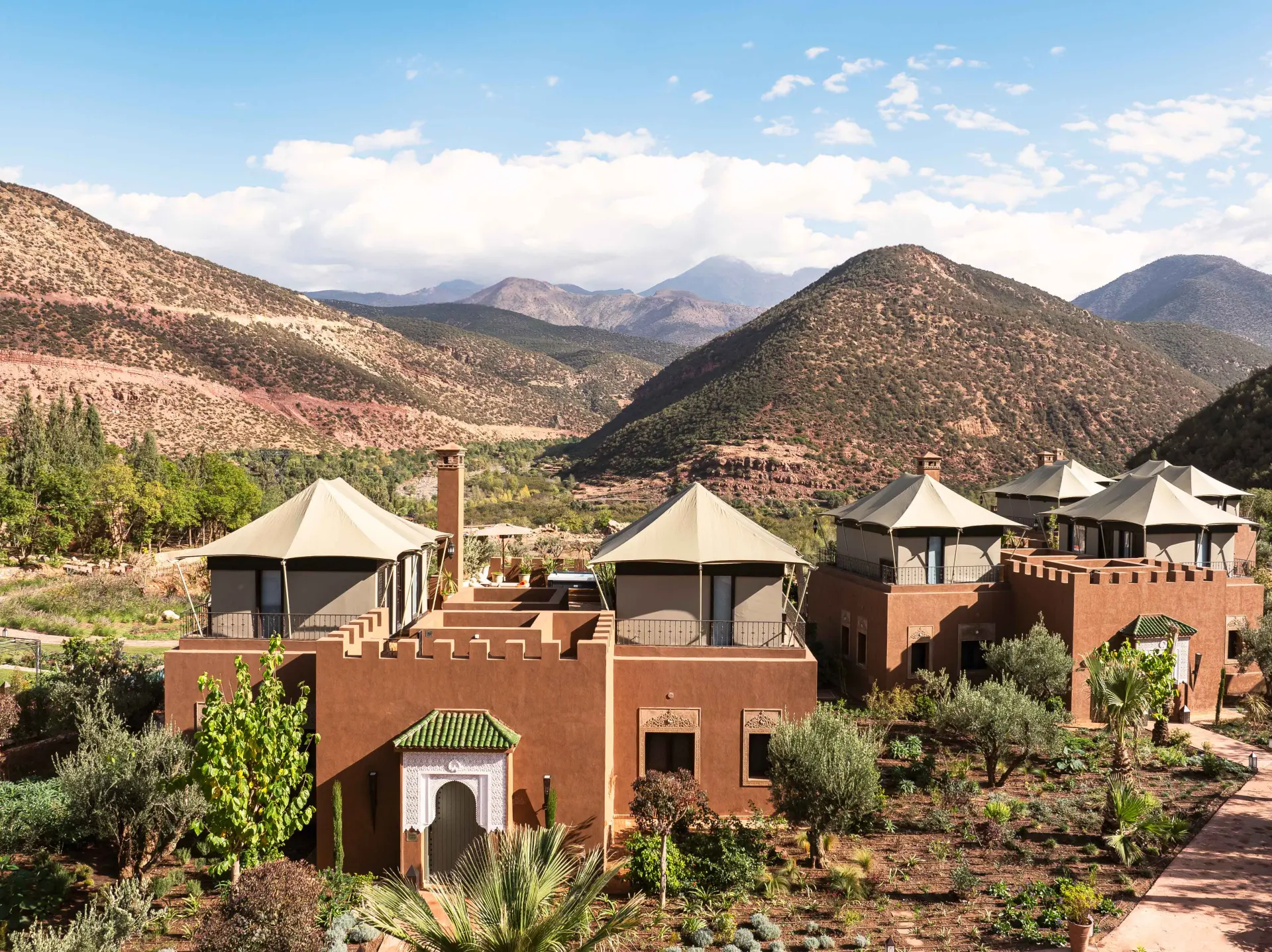 Riads på Kasbah Tamadot, Marokko