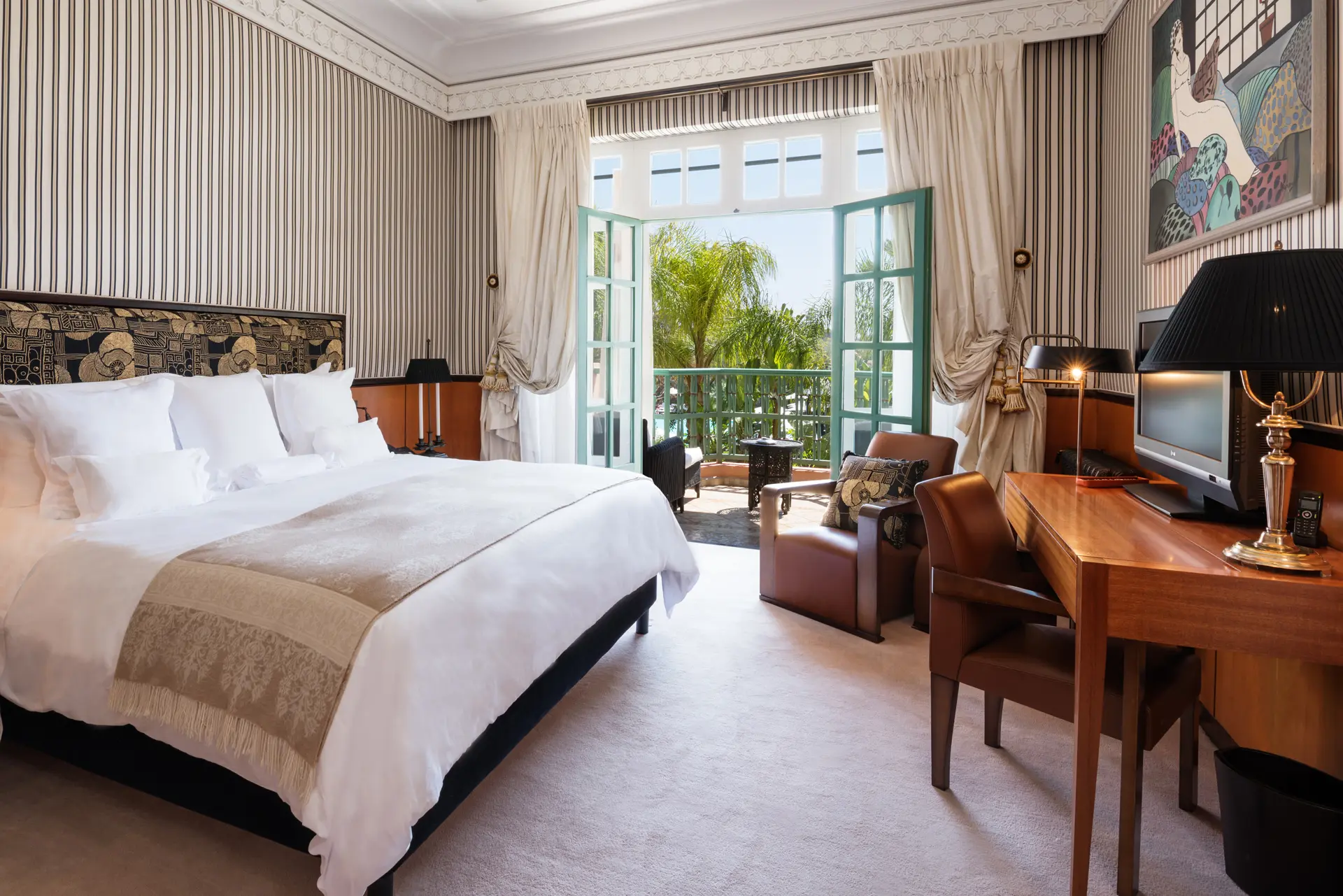 La Suite Marqueterie på La Mamounia i Marrakech, Marokko