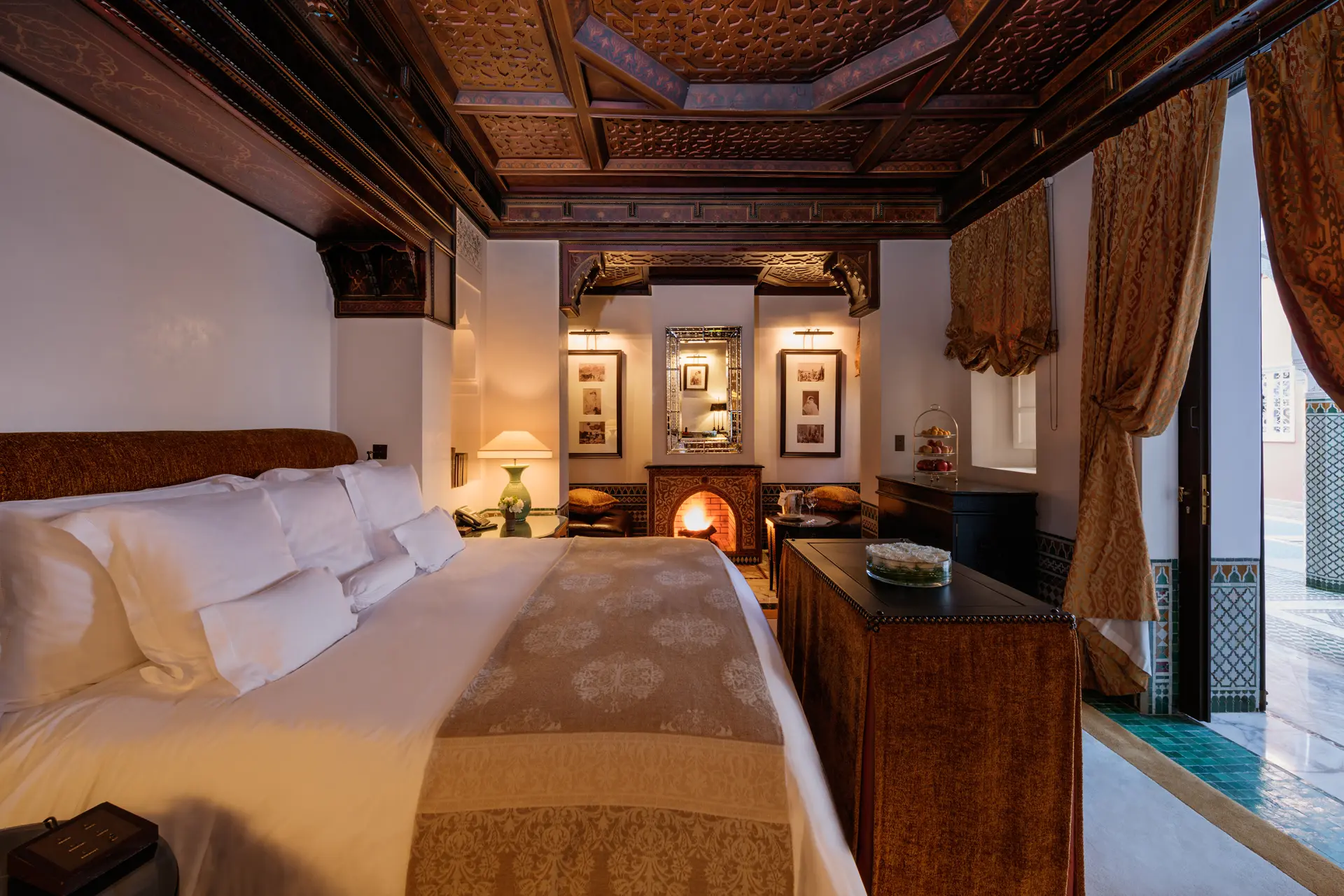 Riad på La Mamounia i Marrakech, Marokko
