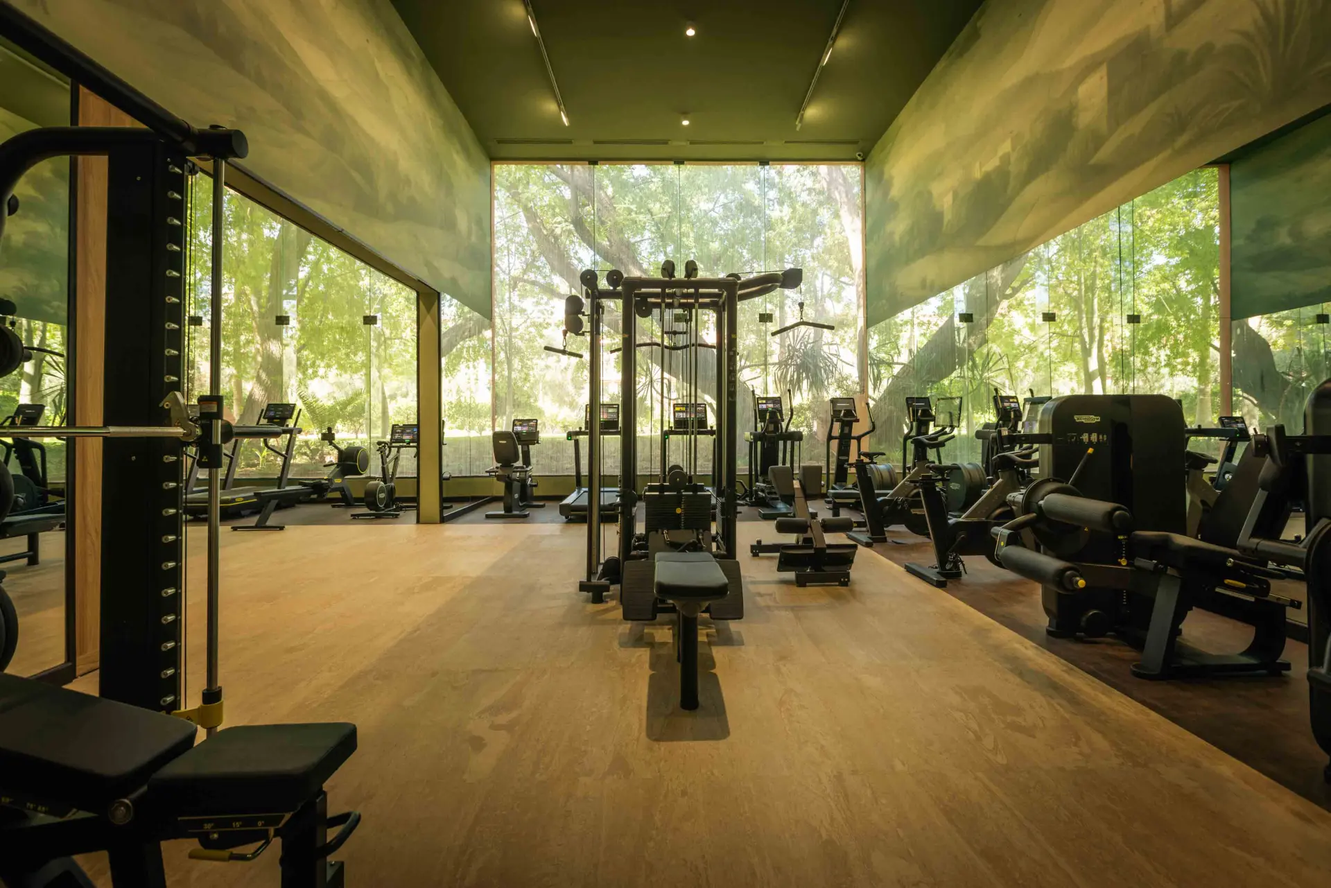 Gym på La Mamounia i Marrakech, Marokko