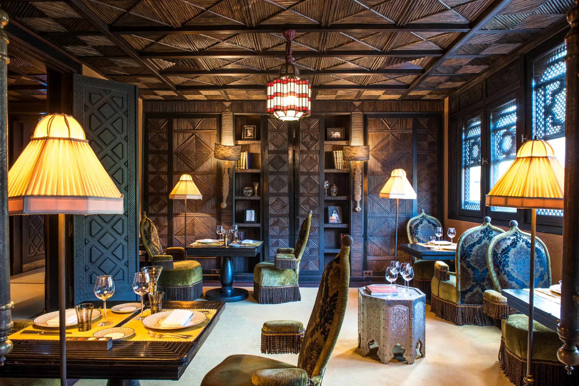 Restauranten Le Marocain på La Mamounia i Marrakech, Marokko