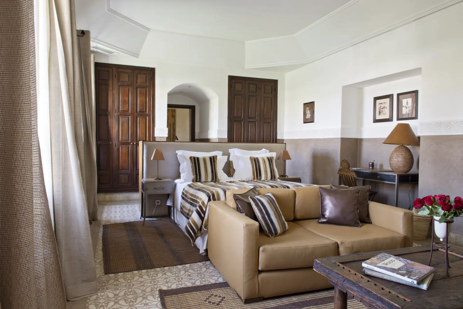 Large Suite på Villa des Orangers, Marrakech, Marokko