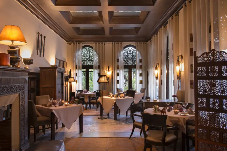 The Restaurant på Villa des Orangers, Marrakech, Marokko