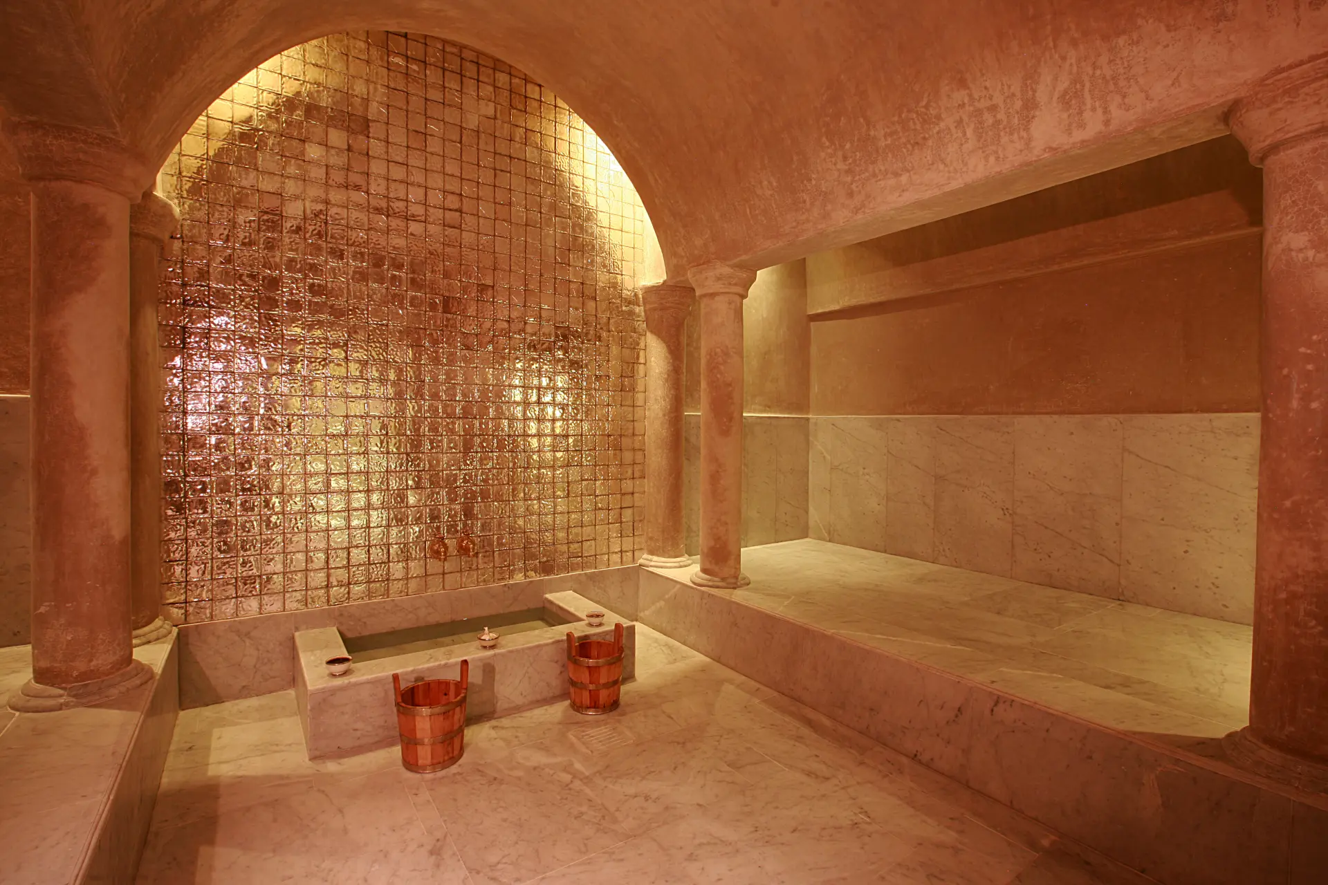 Spa med hammam på Villa des Orangers, Marrakech, Marokko