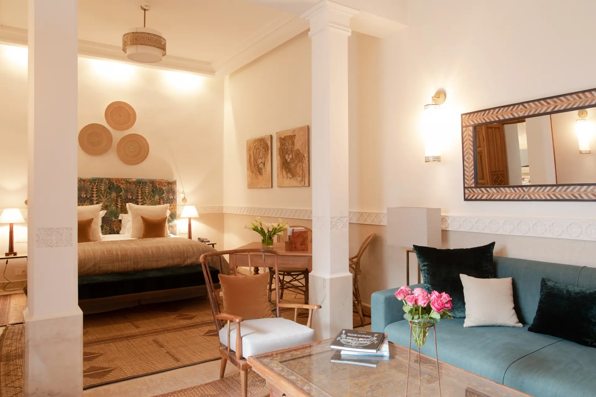 Suite på Villa des Orangers, Marrakech, Marokko