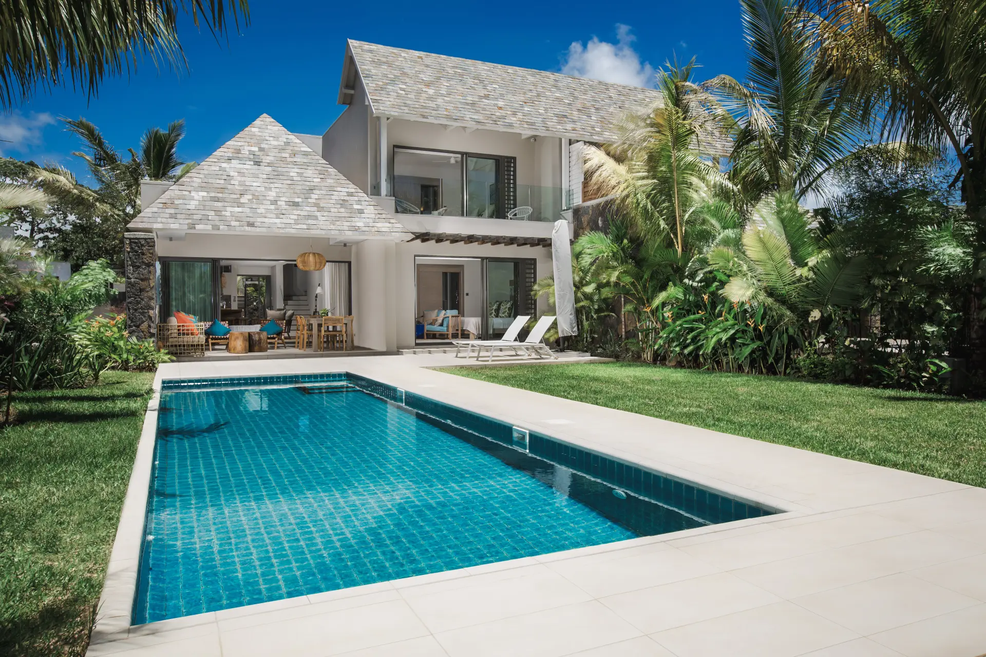 Deluxe Villa på Anahita Golf & Spa Resort, Mauritius