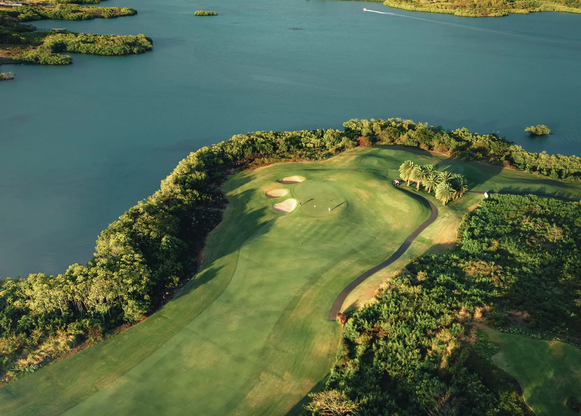 Golfbane på Anahita Golf & Spa Resort, Mauritius