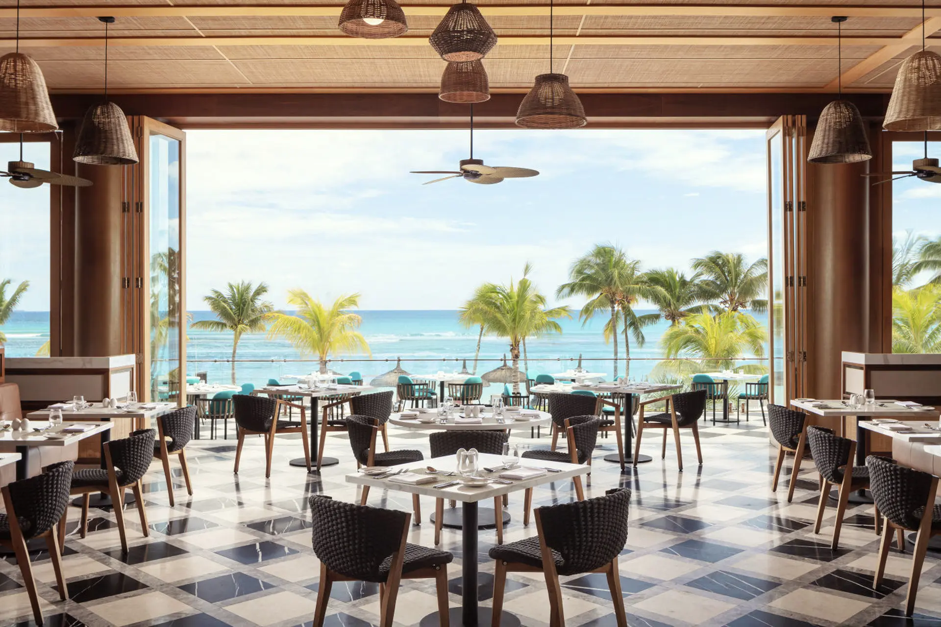Restaurant Nomad på Le Meridien Ile Maurice, Mauritius