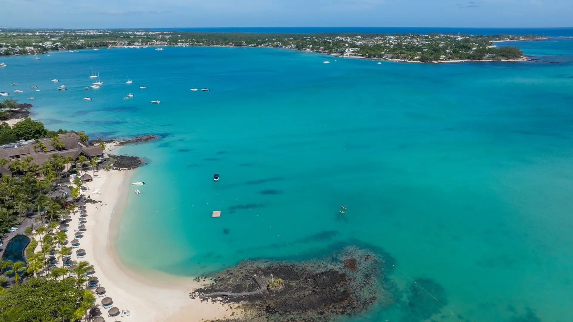 Luftfoto af Royal Palm Beachcomber Luxury, Mauritius