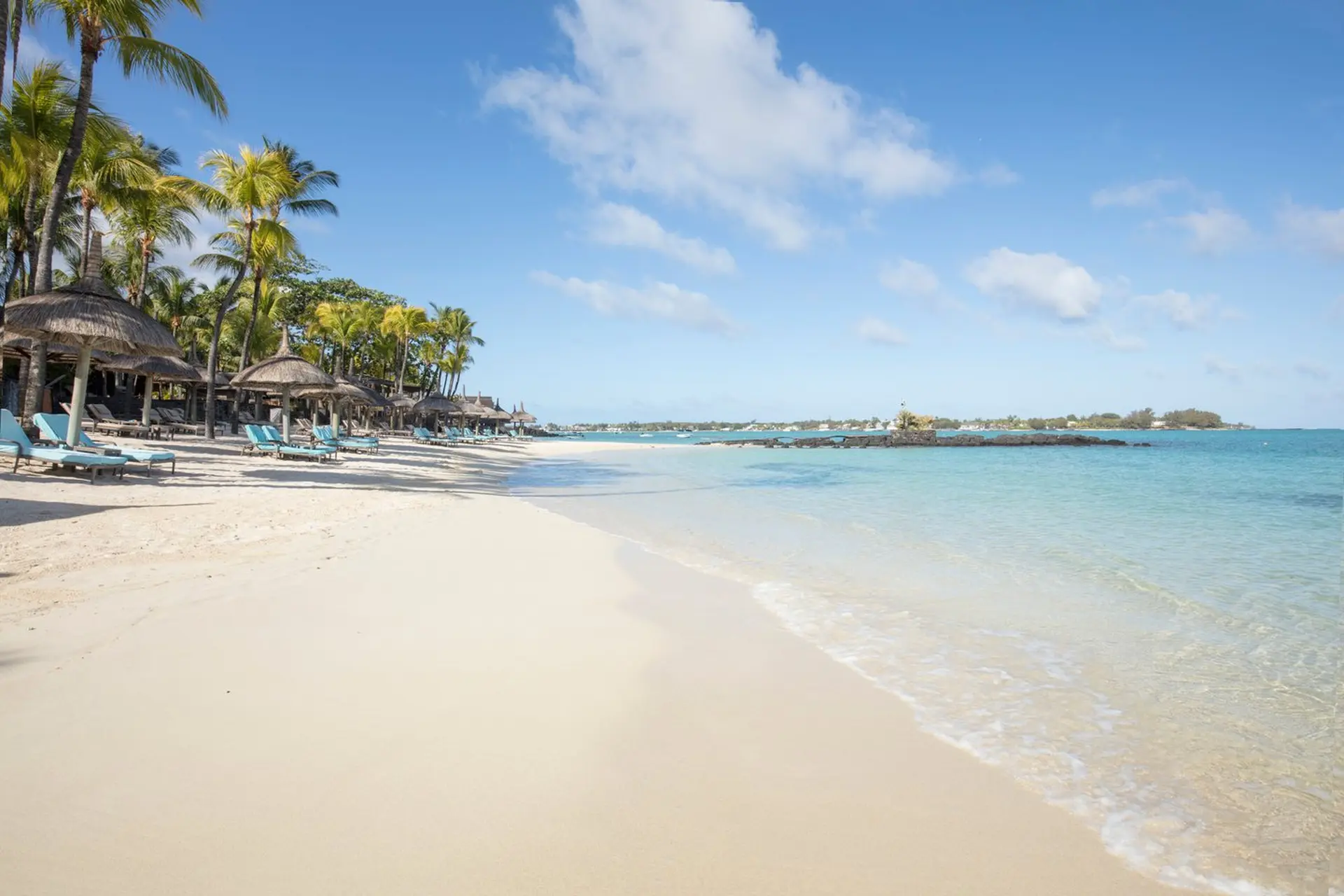 Stranden på Royal Palm Beachcomber Luxury, Mauritius