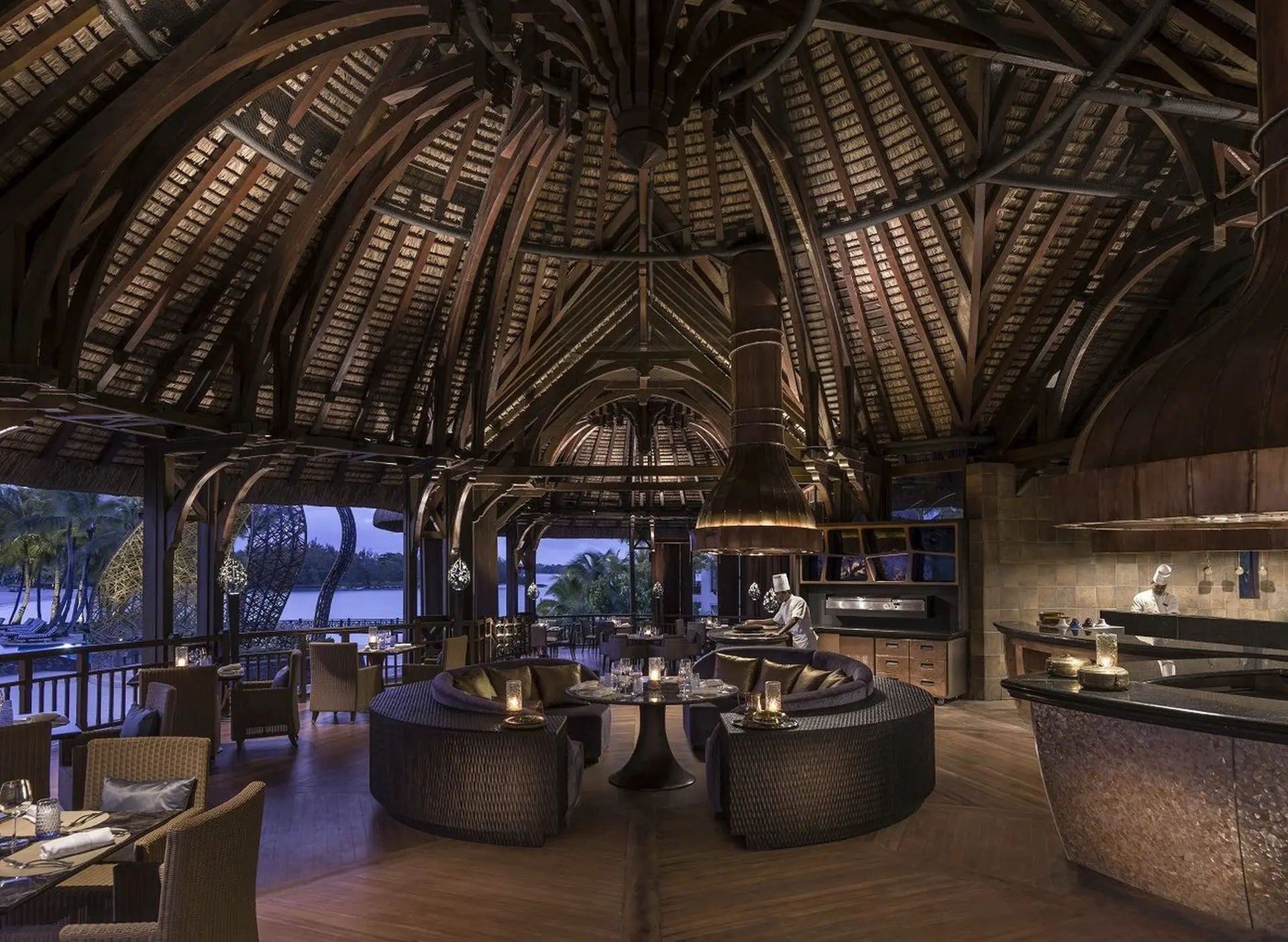 Restaurant Safran på Shangri-La Le Touessrok, Mauritius