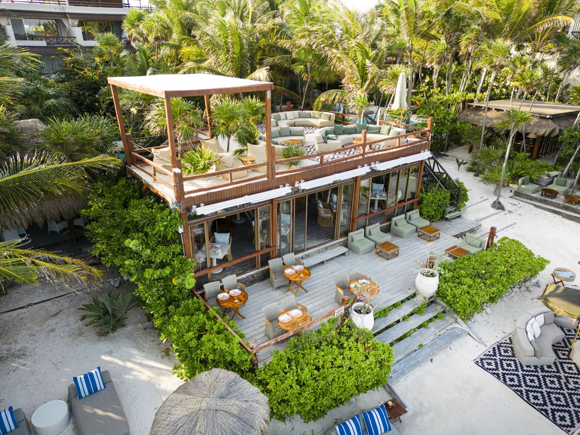 Pandano Restaurant på Jashita Hotel Tulum, Mexico