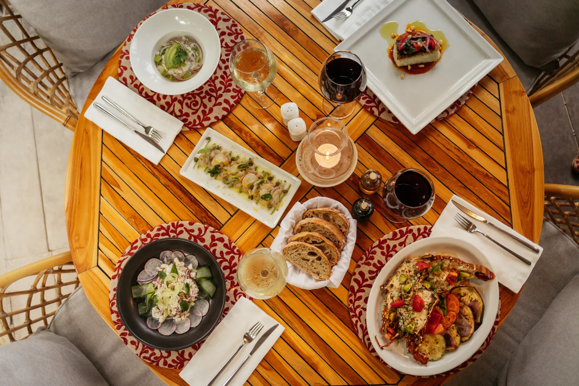 Få kulinariske oplevelser i restauranten Pandano på Jashita Hotel Tulum, Mexico