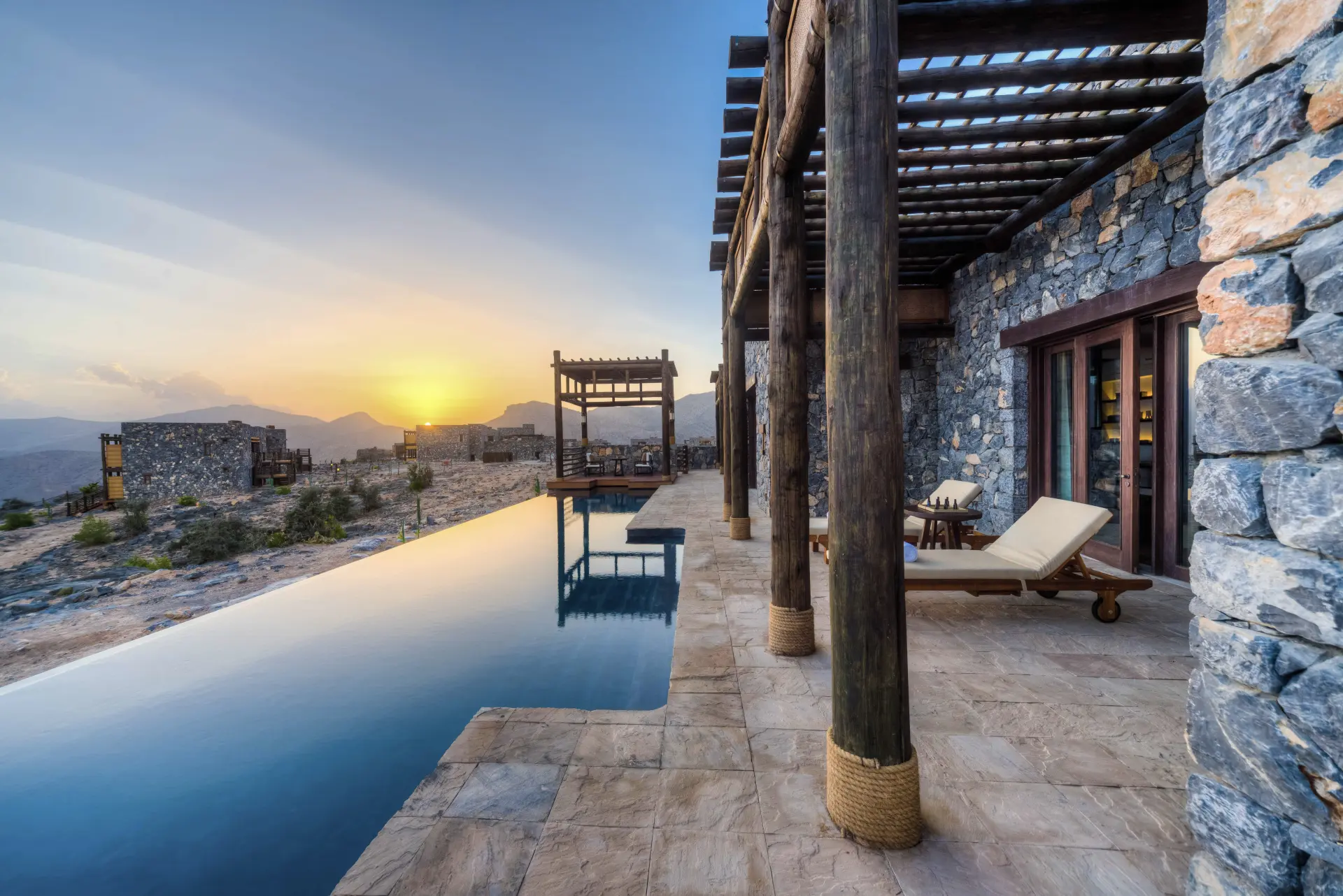 Villa med privat pool på Alila Jabal Akhdar, Oman