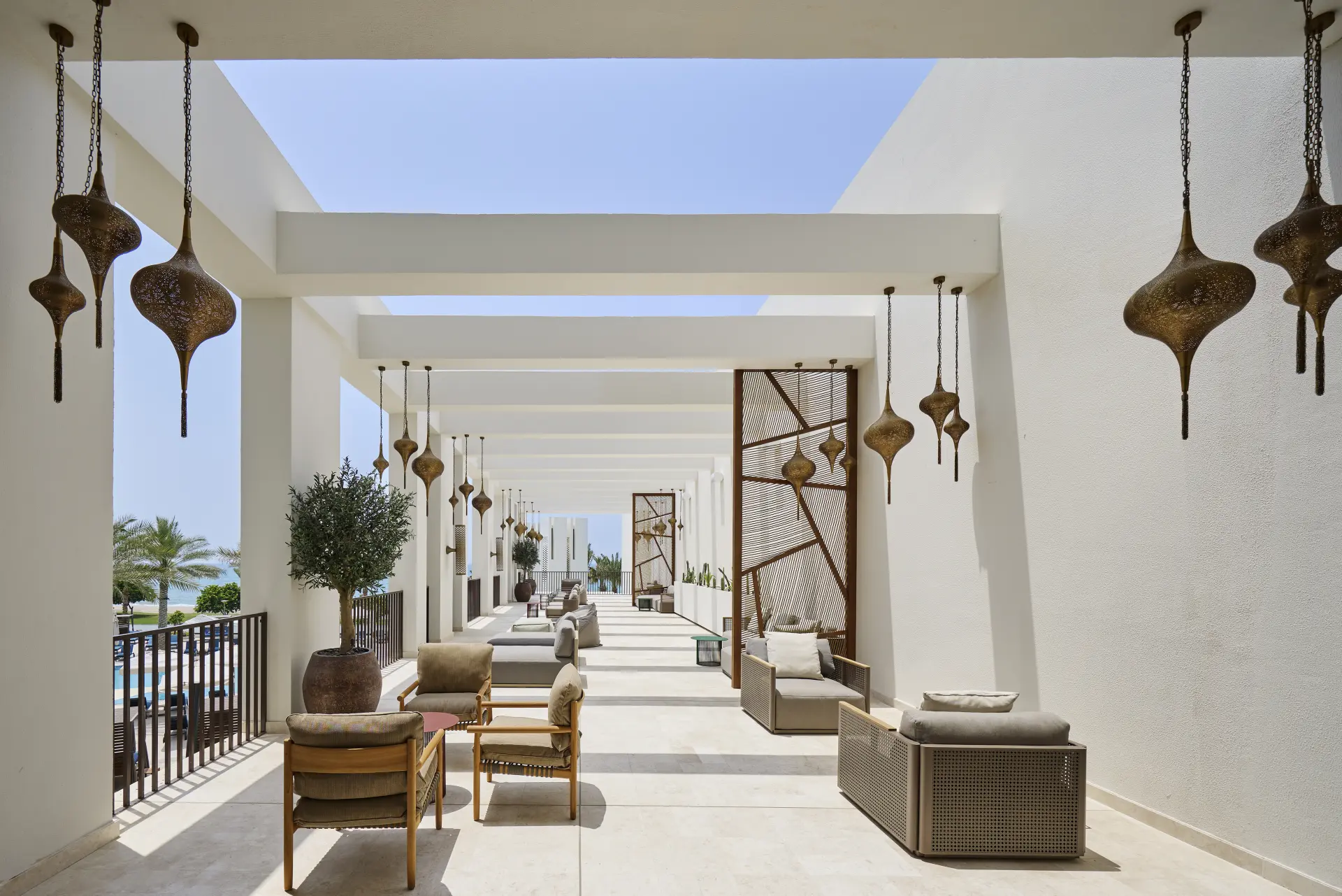 Terrasse på Mandarin Oriental, Muscat, Oman