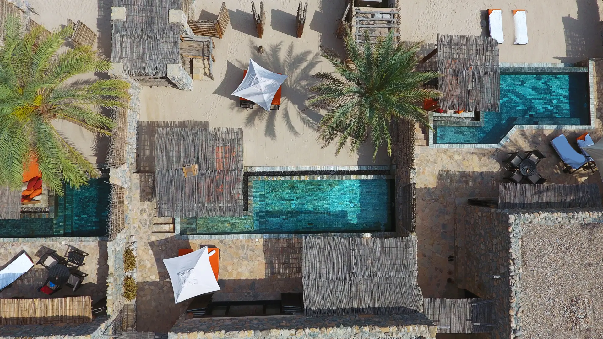 Pool Villa Suite Beach på Six Senses Zighy Bay, Oman