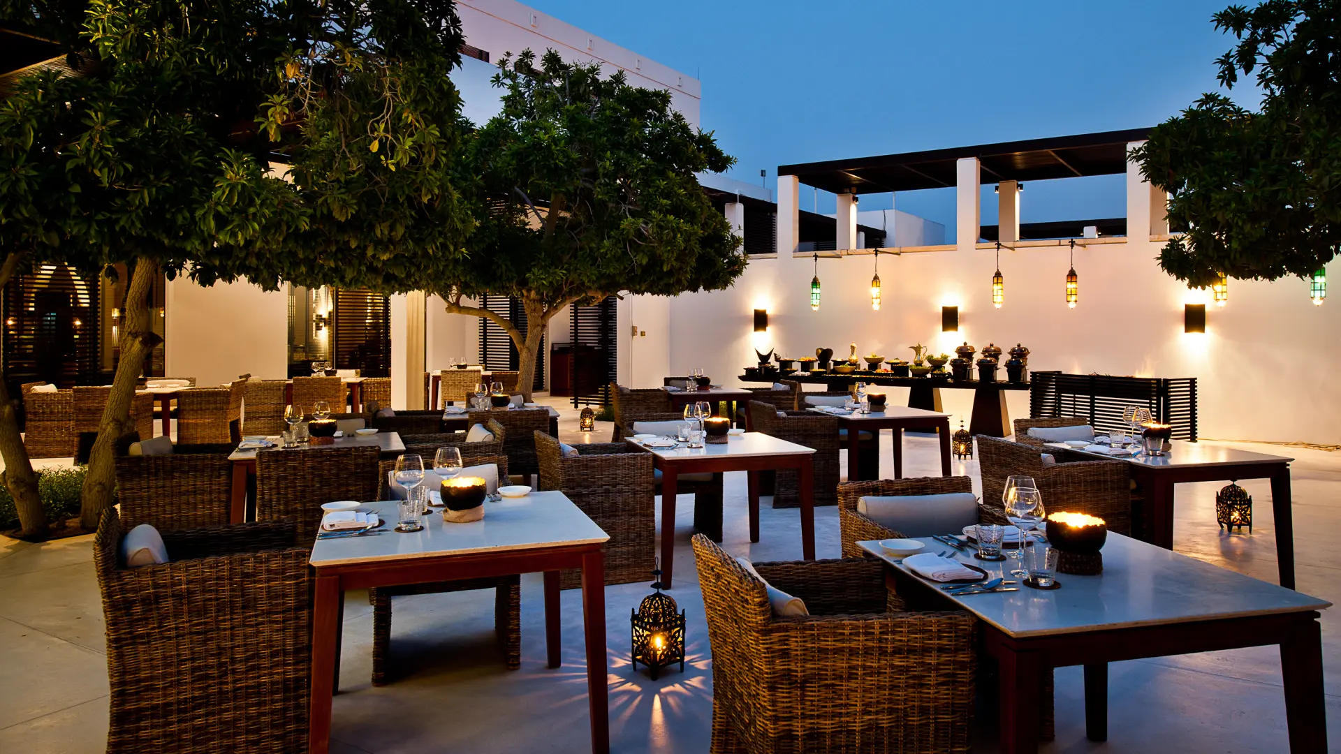 The Arabian Courtyard på The Chedi Muscat, Oman