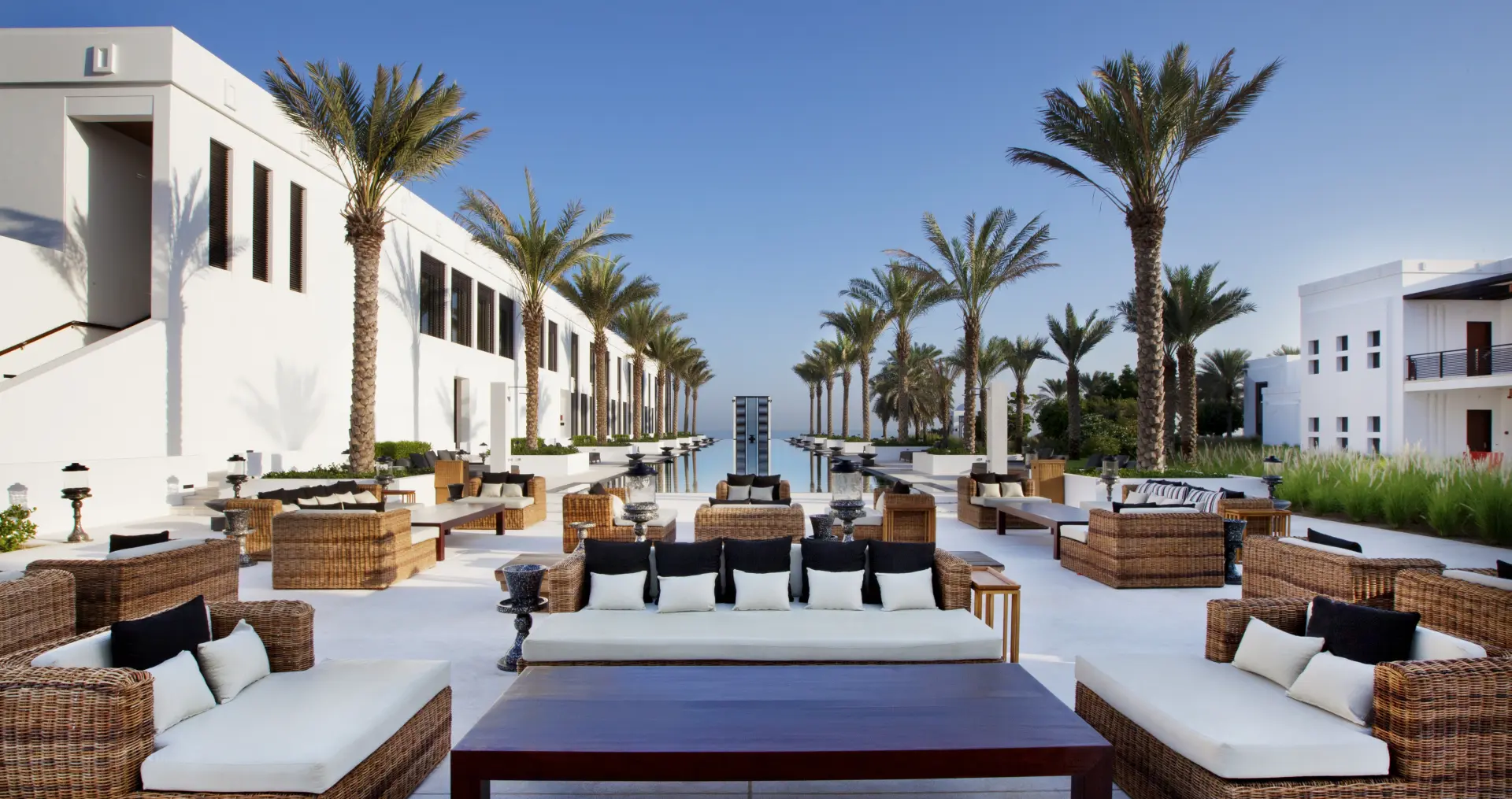 Poolområde på The Chedi Muscat, Oman