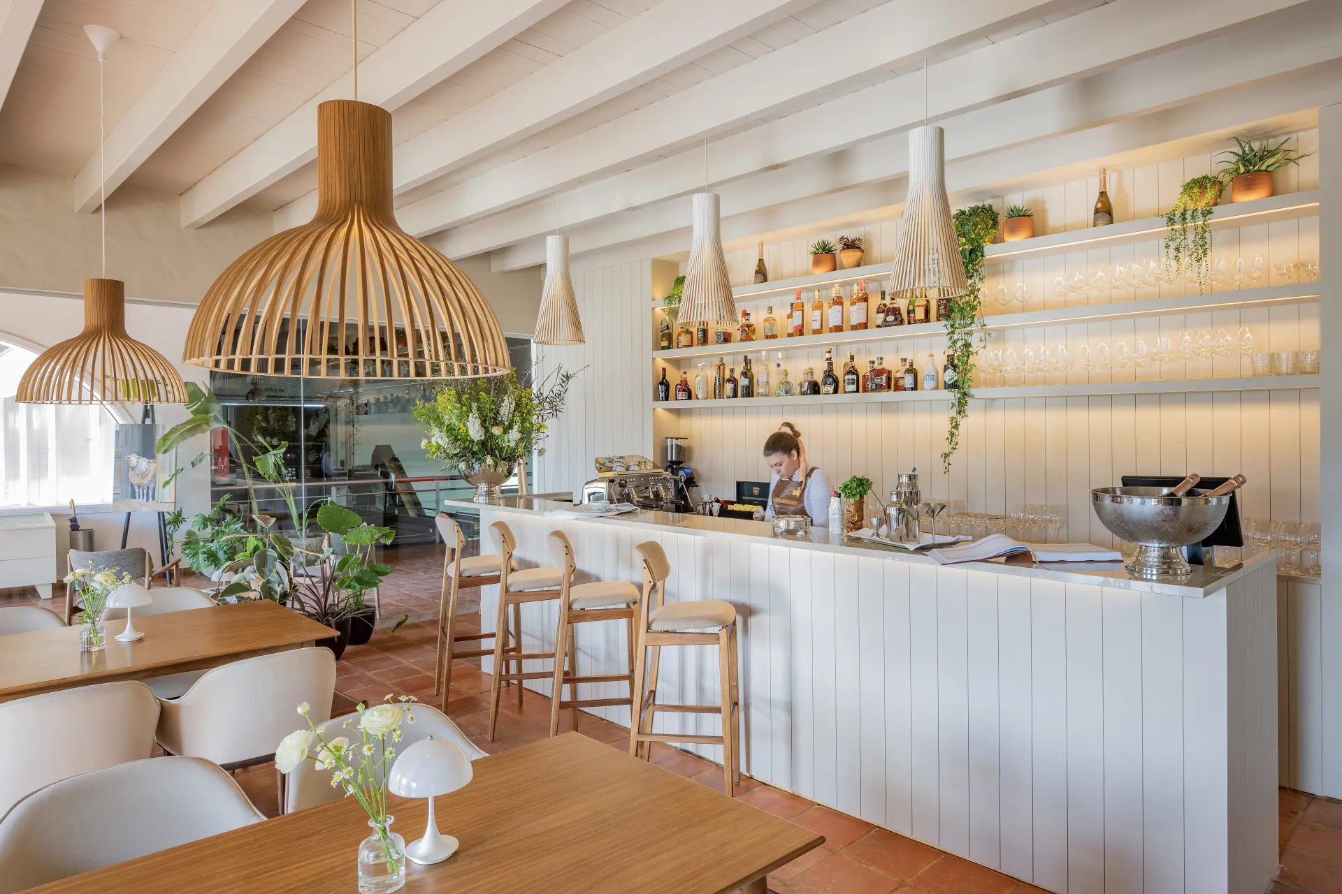 Bar på Herdade da Malhadinha Nova, Portugal