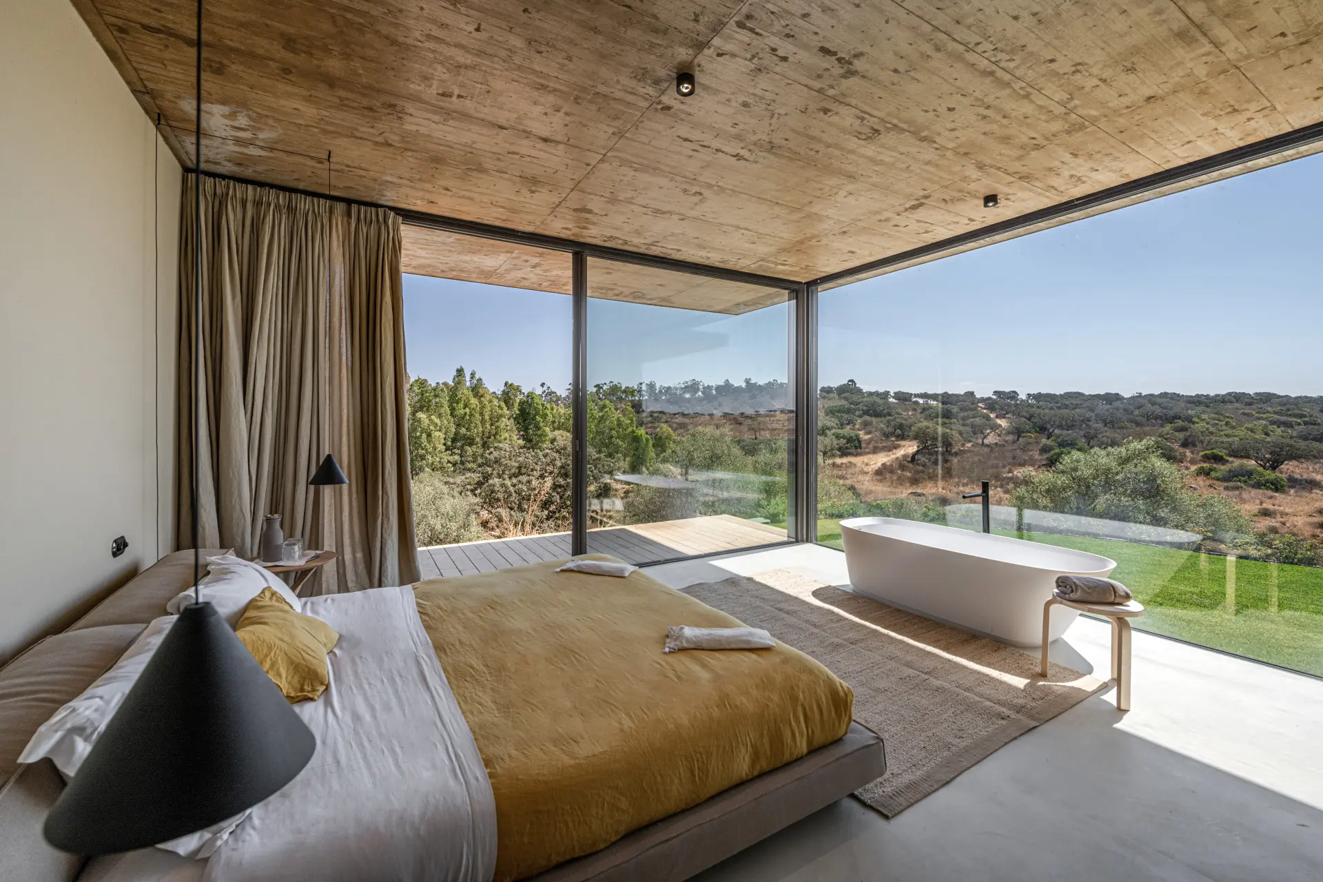Soveværelse på Herdade da Malhadinha Nova, Portugal