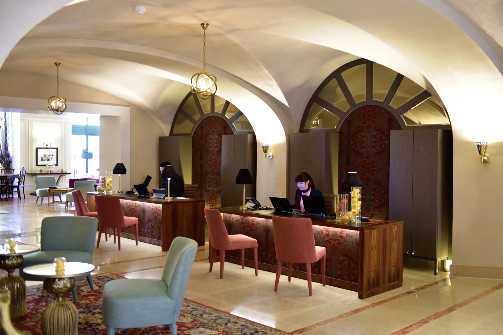 Lobby på Pousada de Lisboa, Portugal