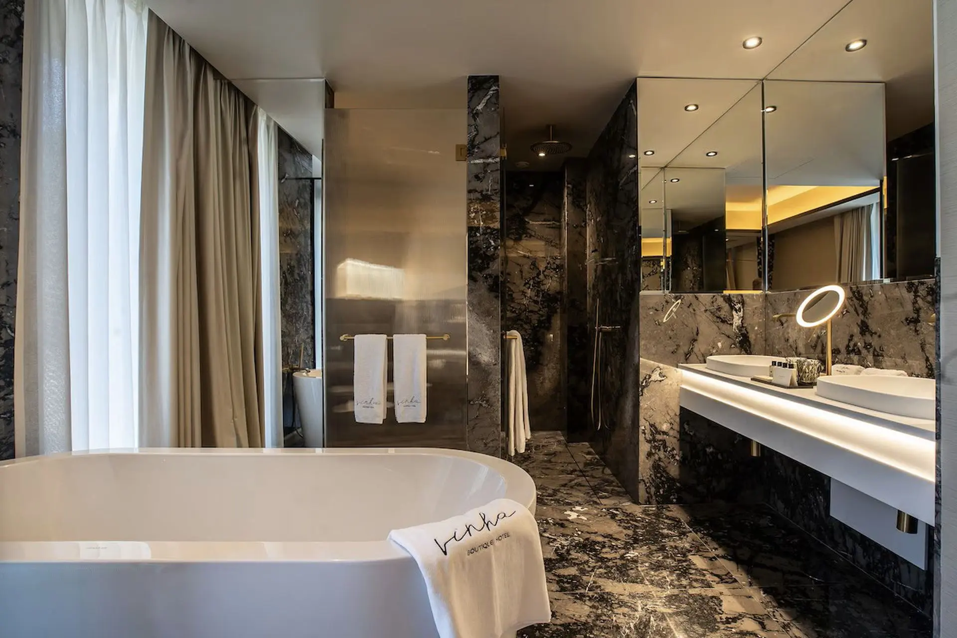 Badeværelse på Vinha Boutique Hotel, Portugal