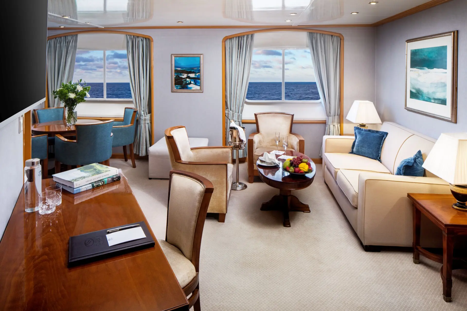 Owner's Suite om bord på SeaDream Yacht Club