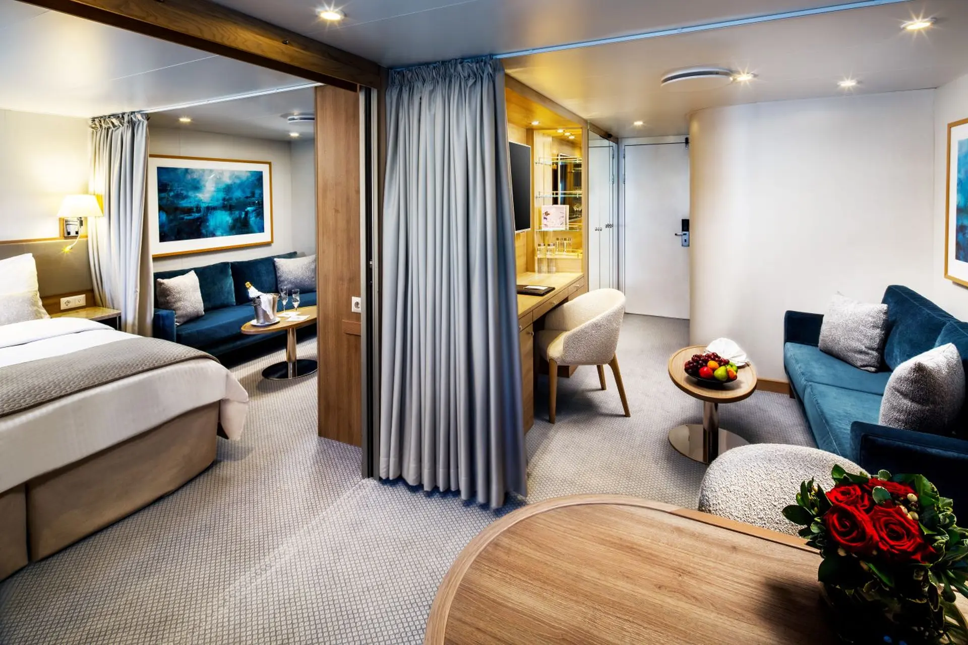 Commodore Suite om bord på SeaDream Yacht Club