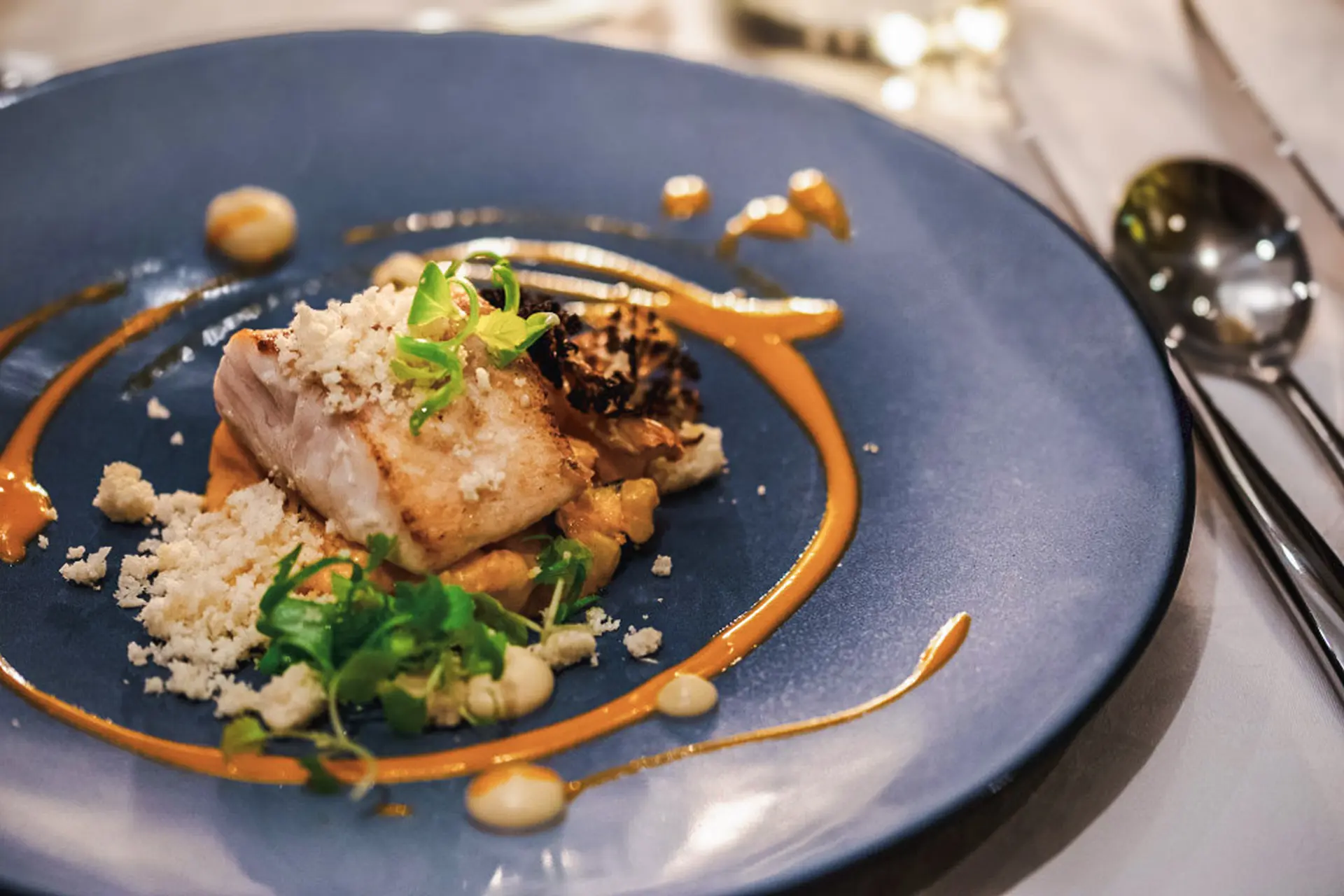 Frisk fisk til aftensmad på Denis Private Island, Seychellerne