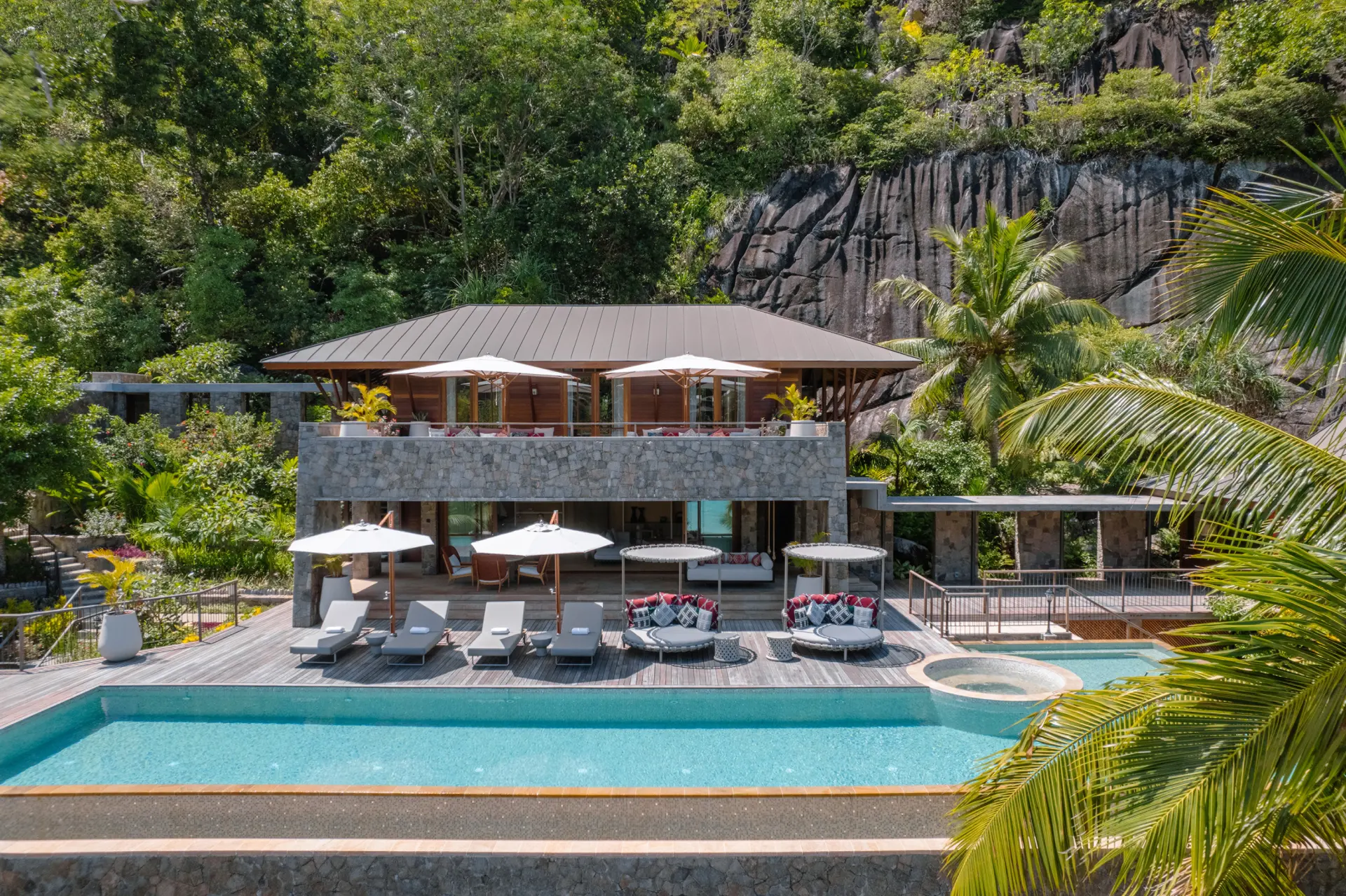 3-vær. Royal Suite med privat pool på Four Seasons Resort Seychelles, Seychellerne