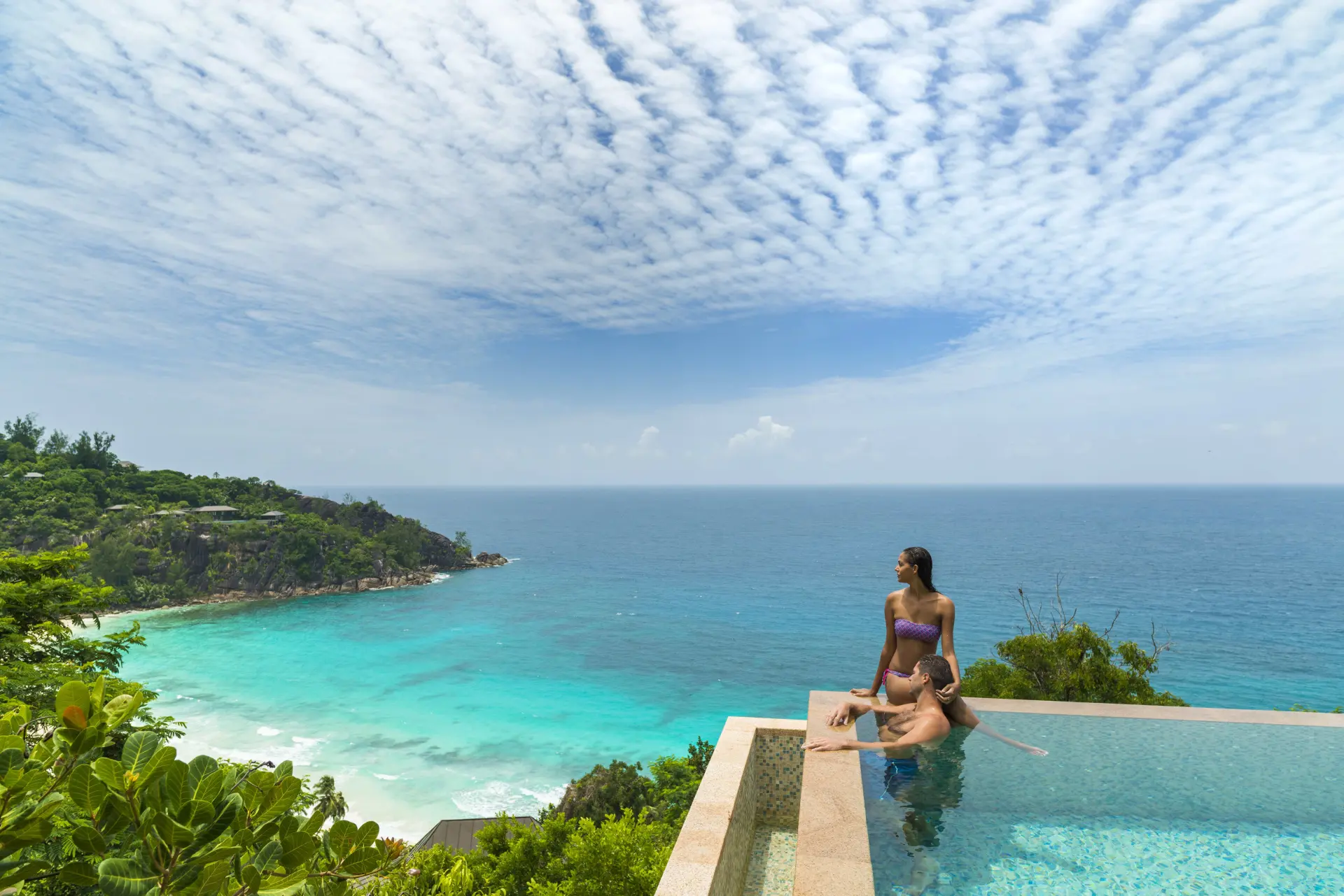 Serenity Villa med pool på Four Seasons Seychelles, Seychellerne