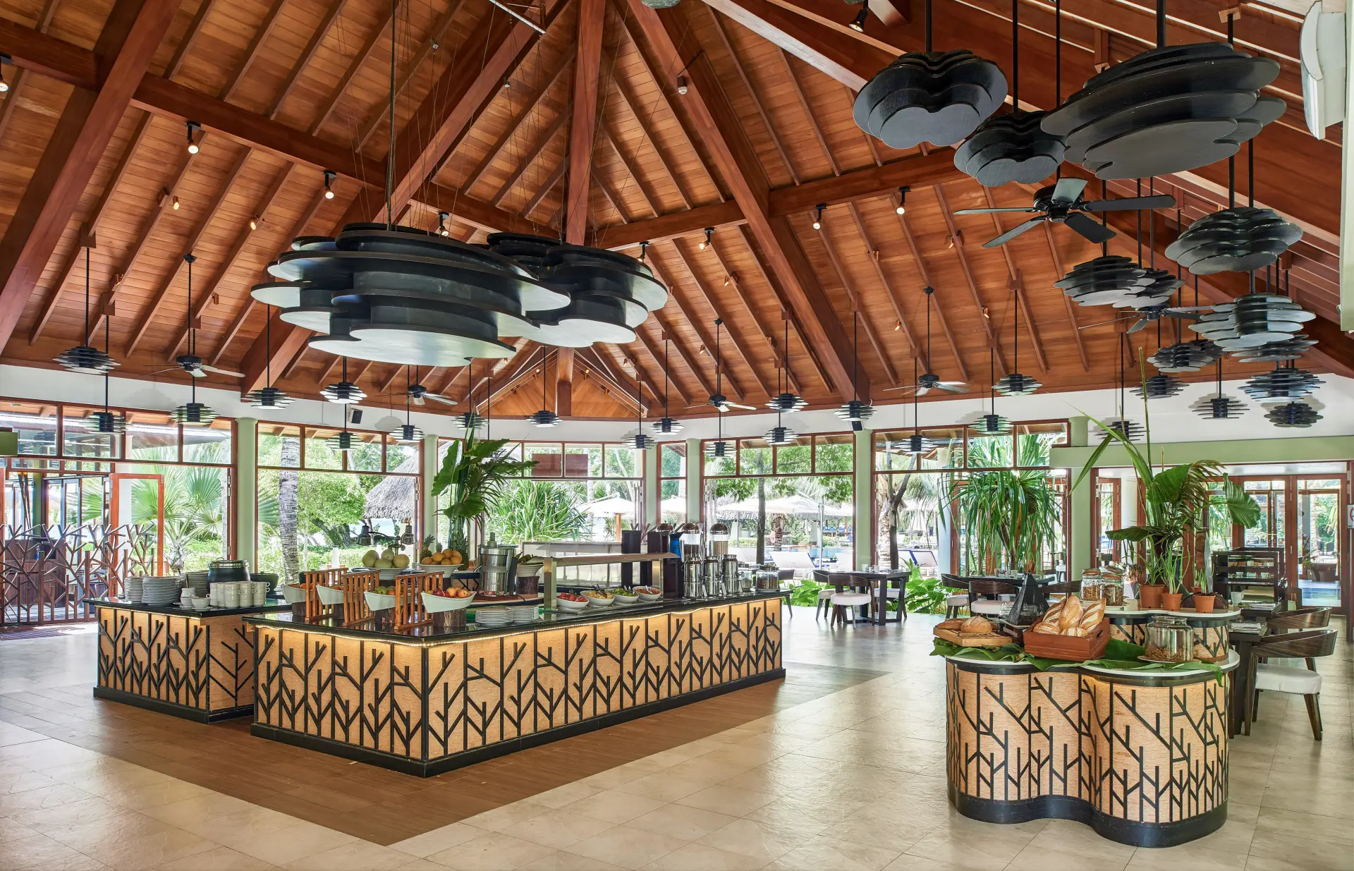 Cafe Dauban på Hilton Seychelles Labriz Resort & Spa, Seychellerne