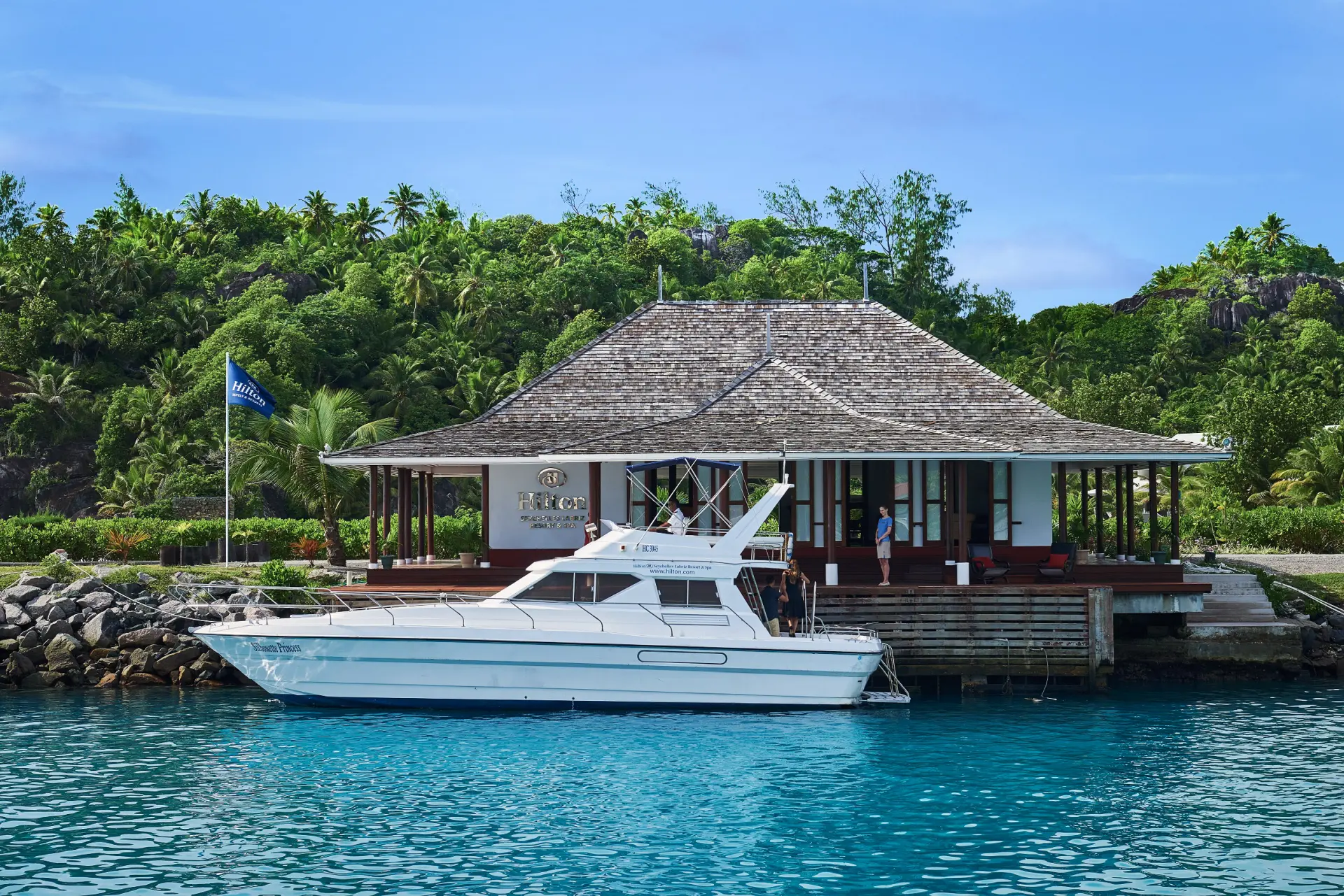 Jetty på Hilton Seychelles Labriz Resort & Spa, Seychellerne