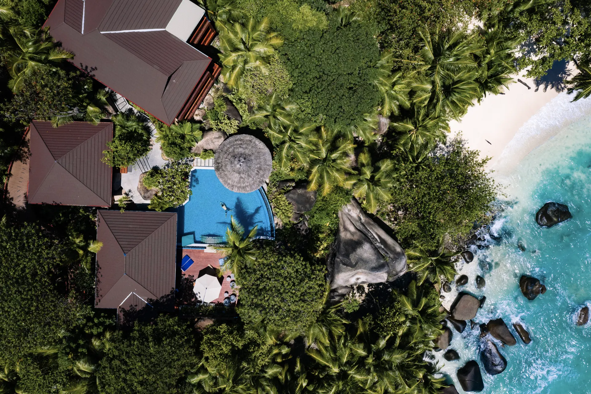 Villa på Hilton Seychelles Labriz Resort & Spa, Seychellerne