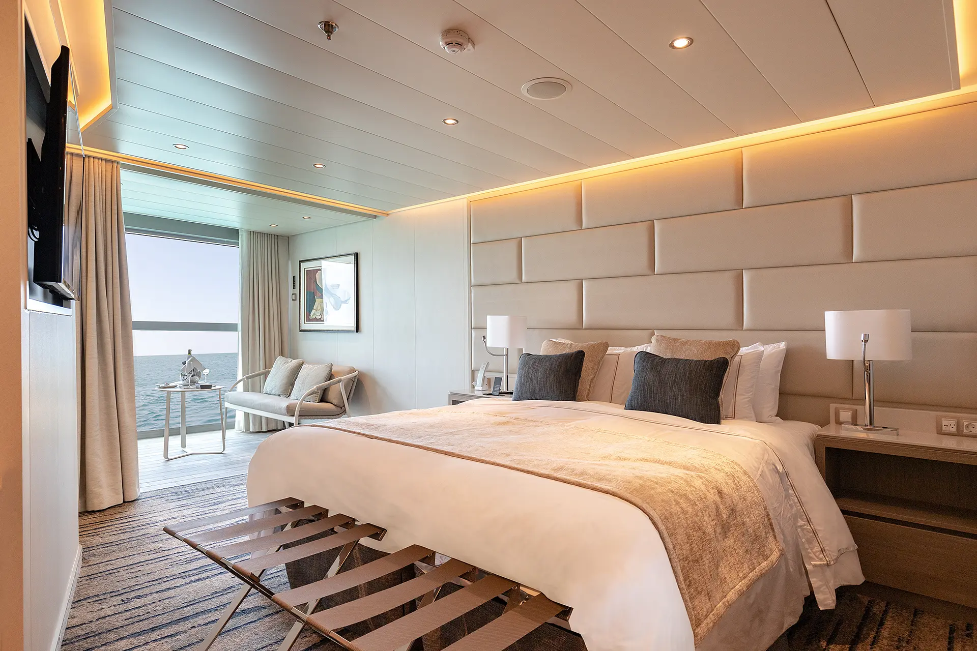 Deluxe Veranda Suite på Silver Origin, Silversea Cruises