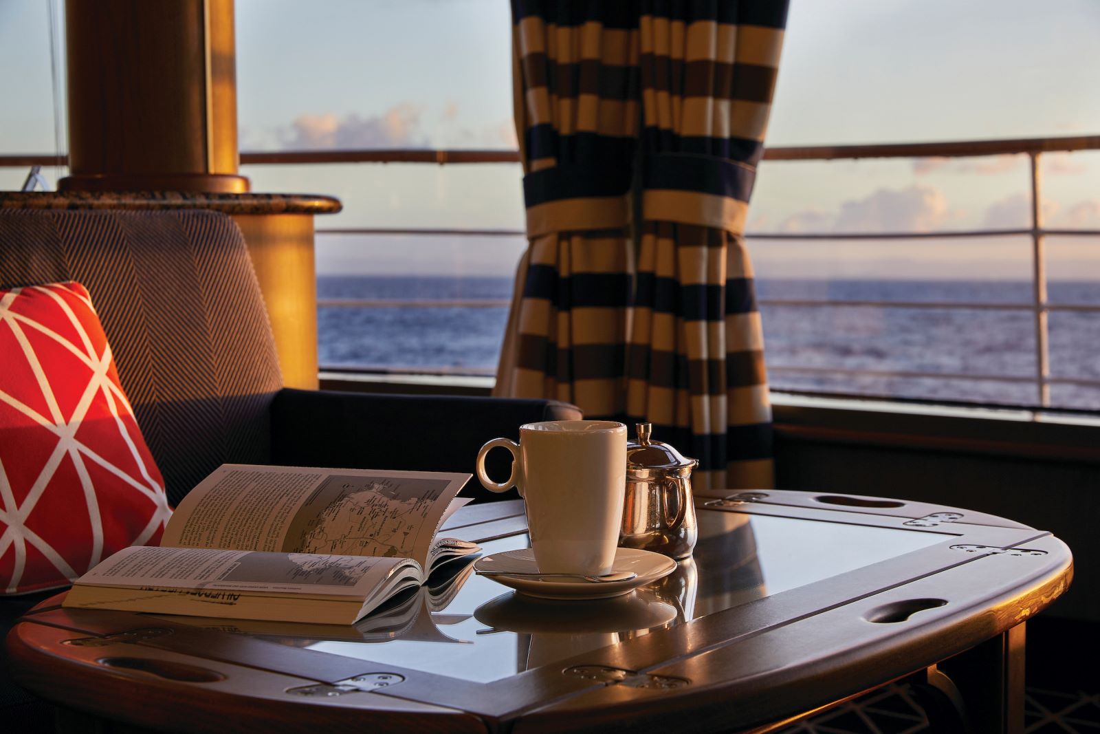 Observation Lounge om bord på Silver Wind, Silversea Cruises