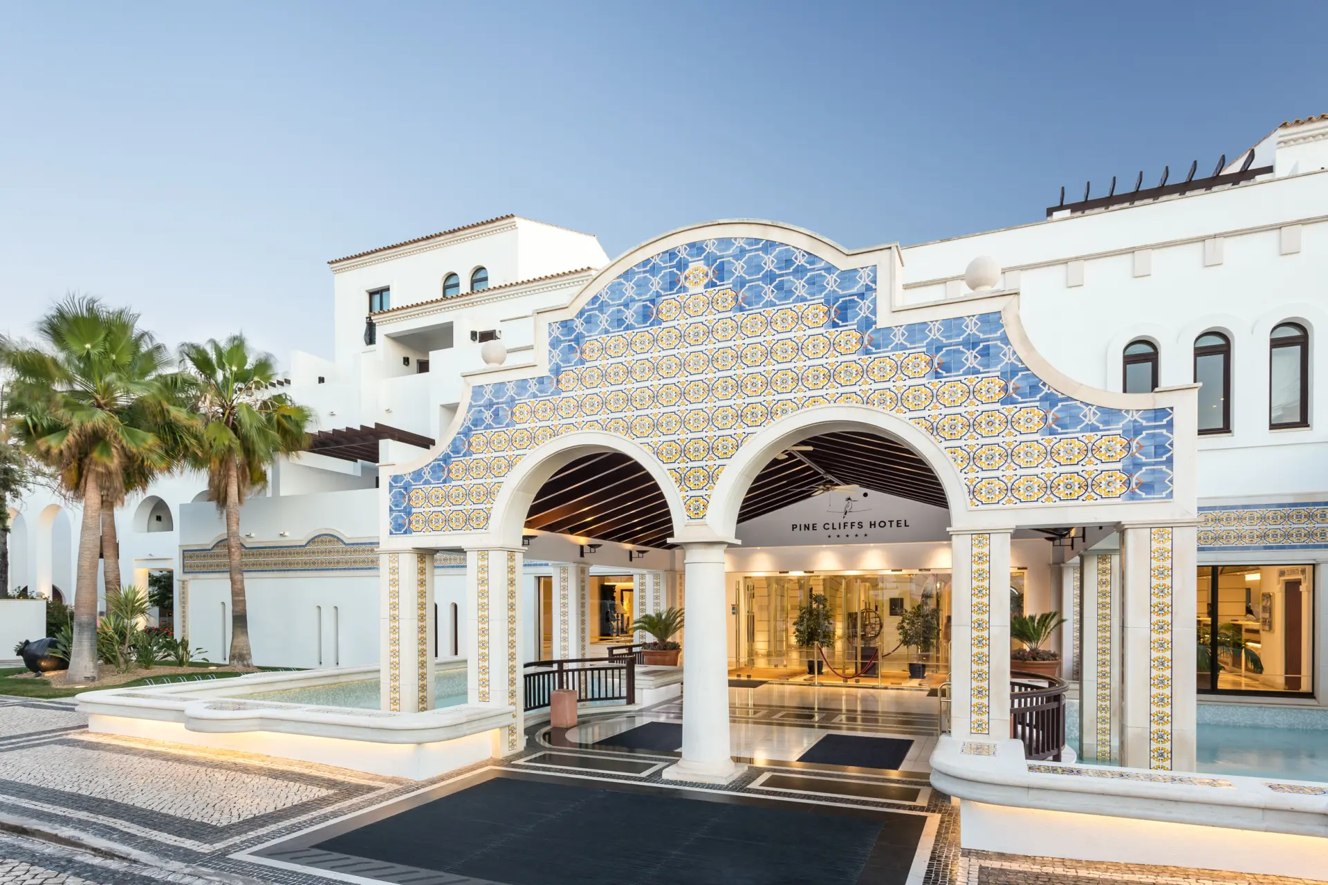 Indgang til Pine Cliffs Resort, Spanien