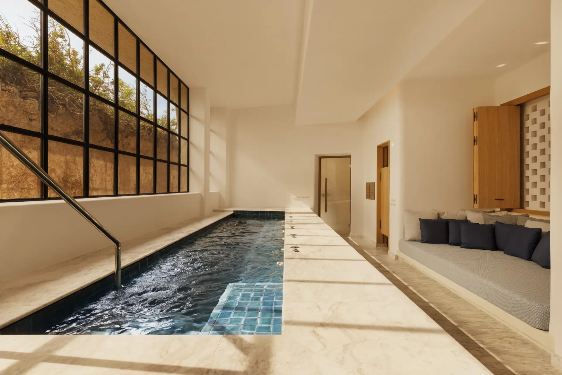 Plunge Pool i spa på Six Senses Ibiza, Spanien