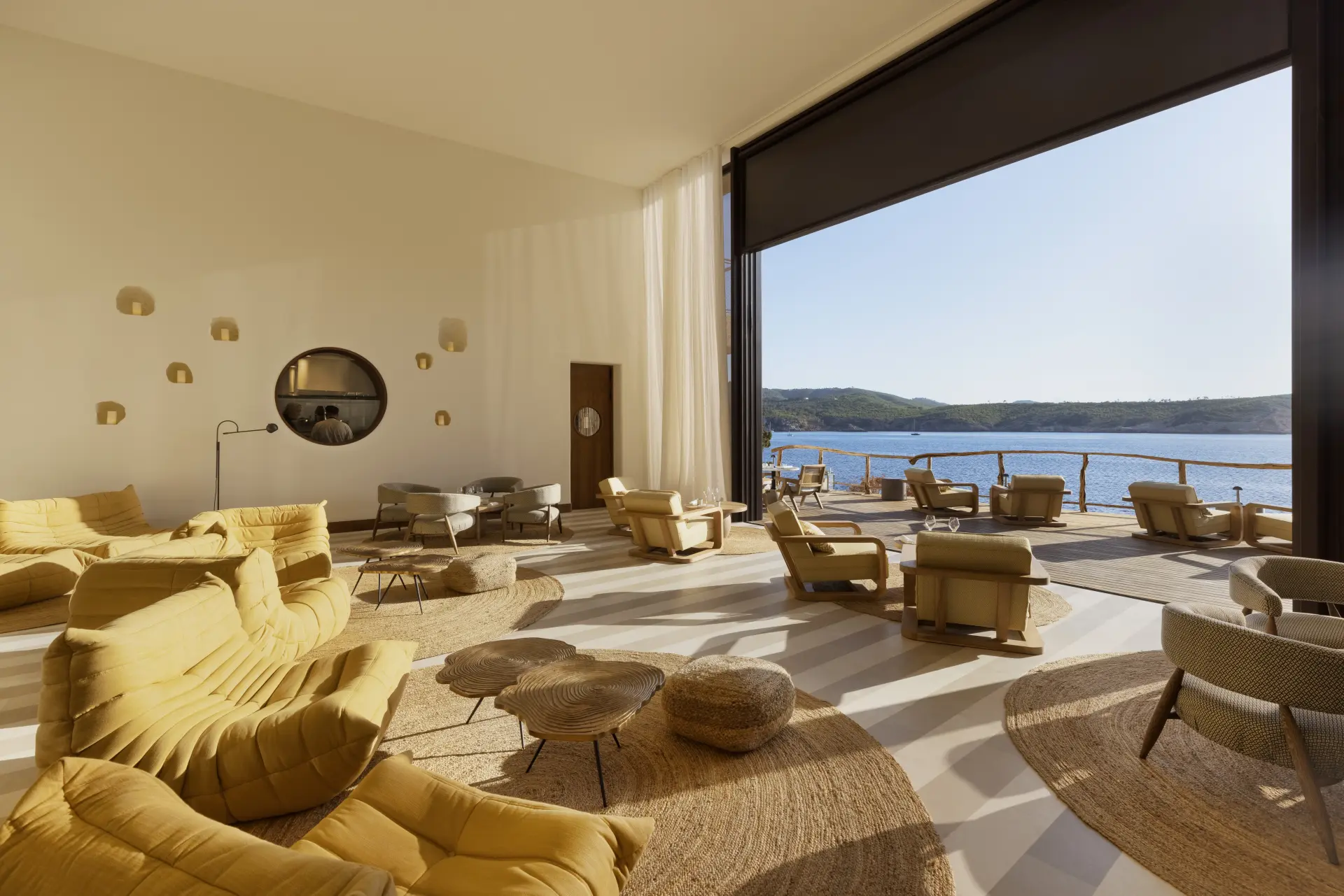 Lounge på Six Senses Ibiza, Spanien